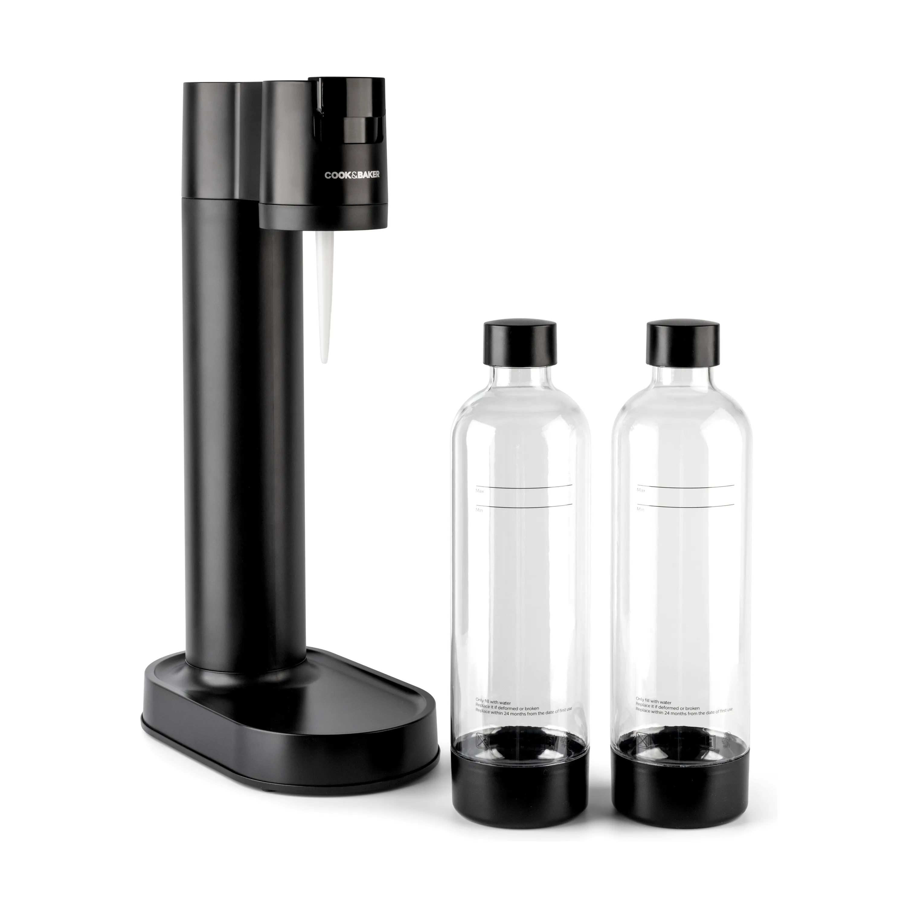 Cook & Baker Flasker til sodavandsmaskine Flaske til Cook & Baker Sodavandsmaskine - 2 stk. i Klar, 2