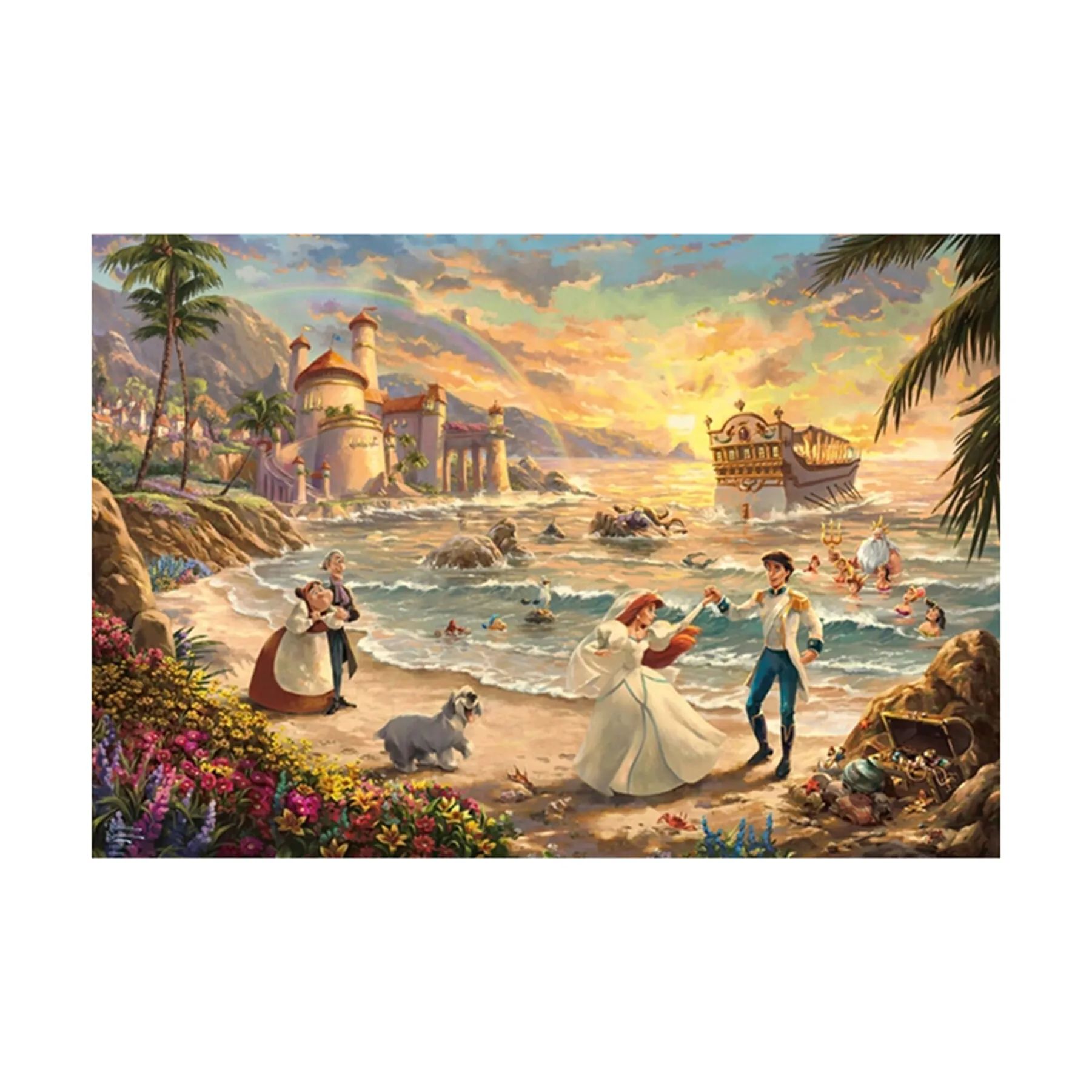 Spilbræt Puslespil Puzzle - Disney Den Lille Havfrue i Den Lille Havfrue, 2