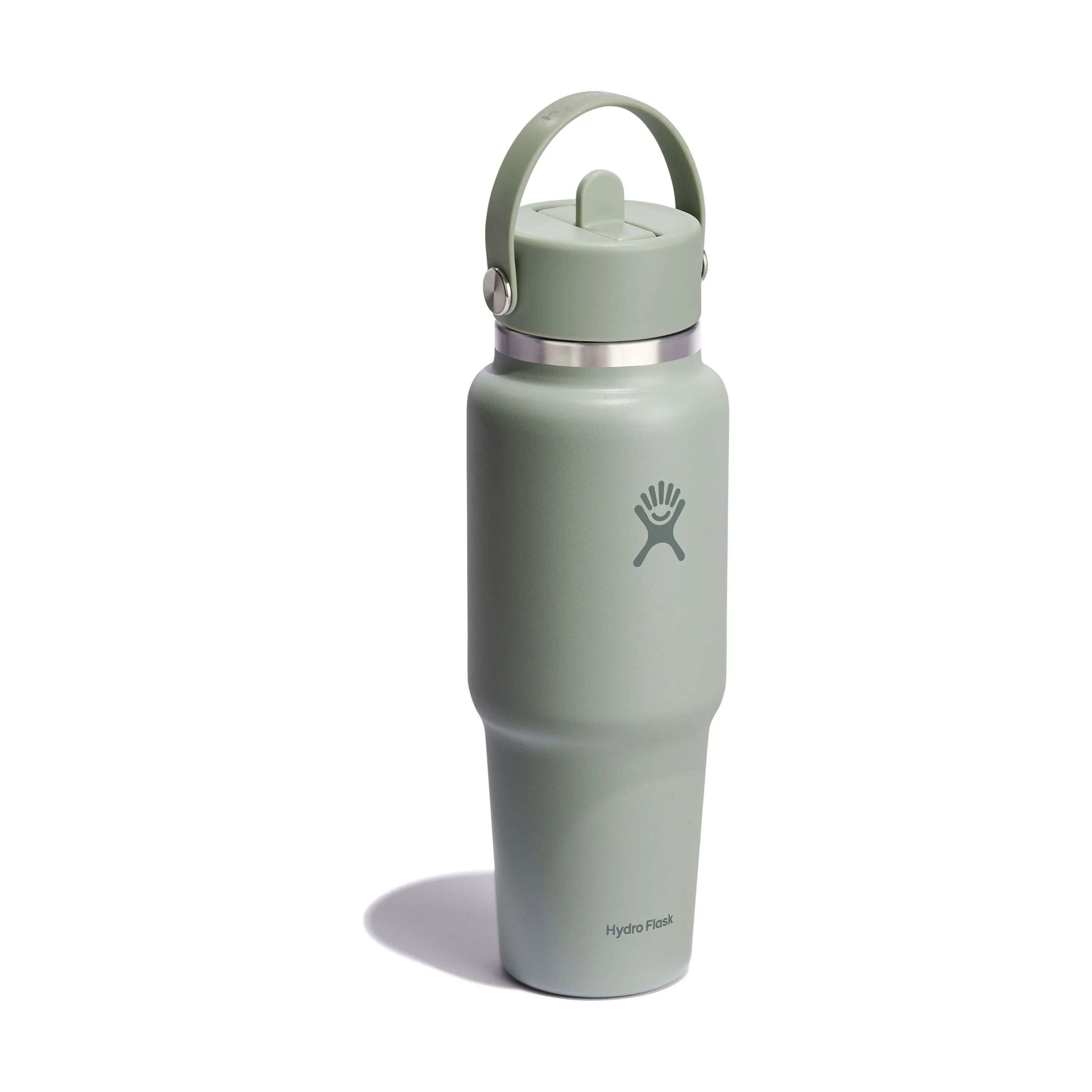 Hydro Flask Termoflasker Wide Flex Straw Termodrikkedunk i Grøn / Stål, 1