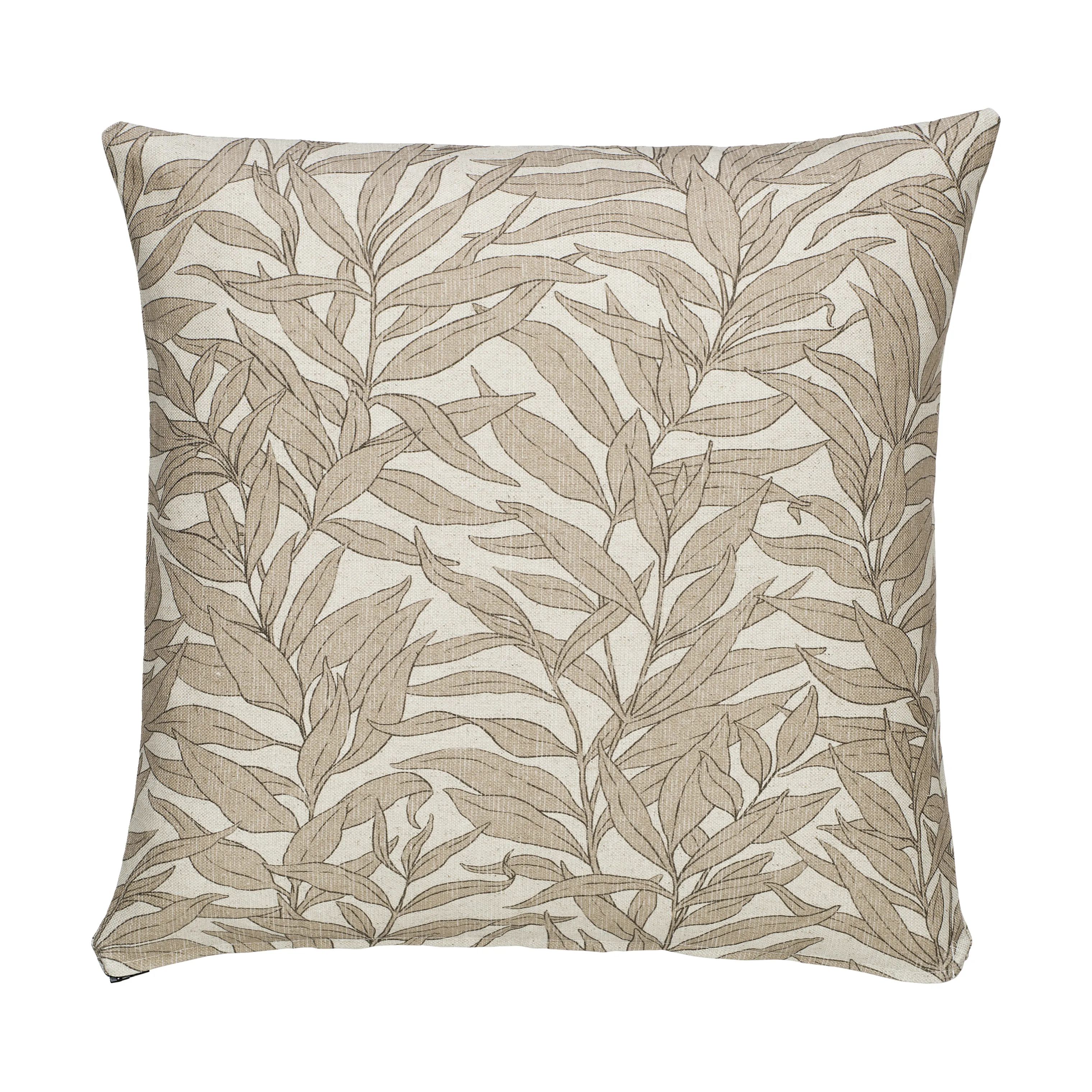 Svanefors Pyntepudebetræk Blad Pudebetræk i Beige, 1