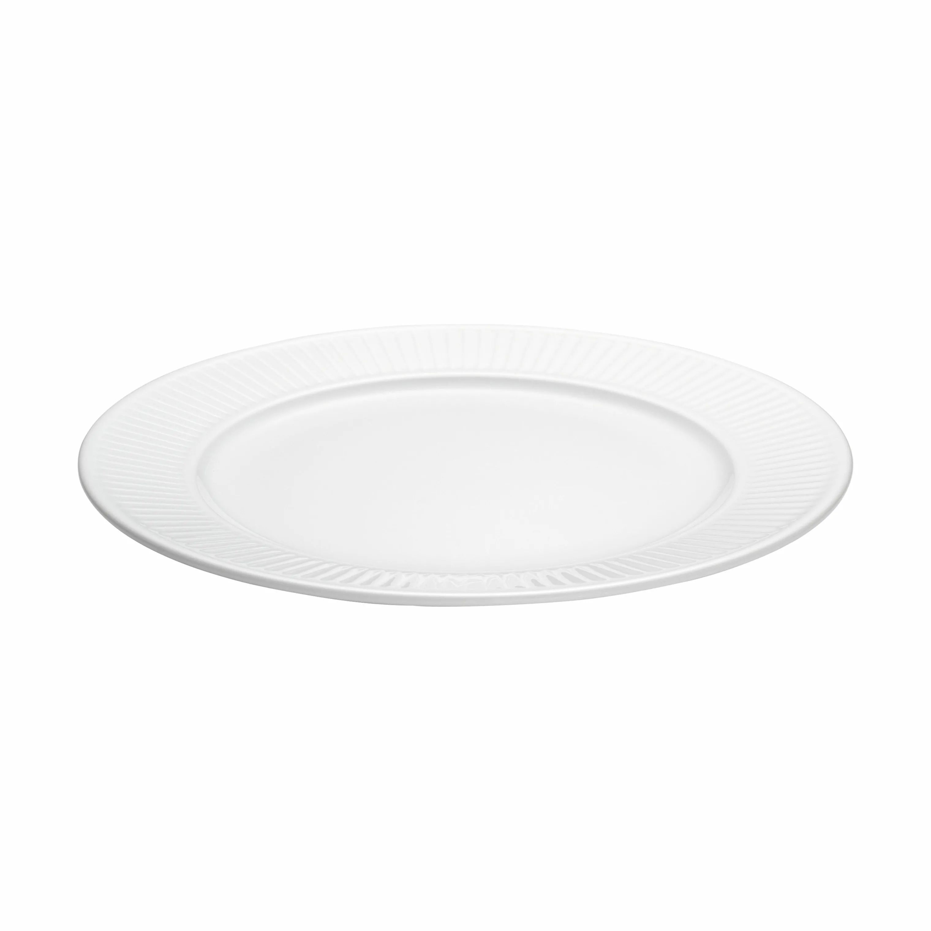 Pillivuyt Middagstallerkener Plissé Middagstallerken i Hvid, 26 cm, 1