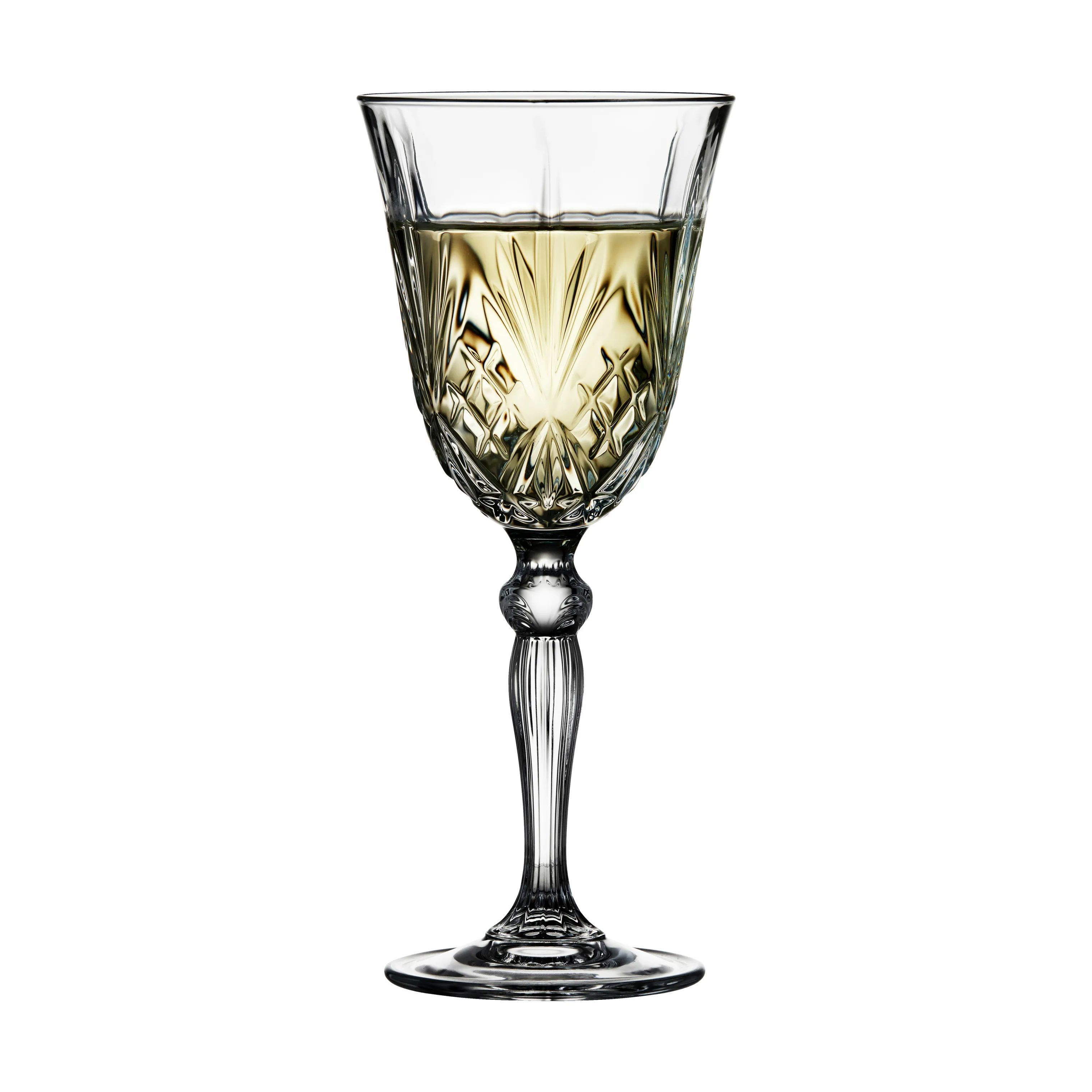 Lyngby Glas Hvidvinsglas Melodia Hvidvinsglas - 4 stk. i Klar, 21 cl, 4
