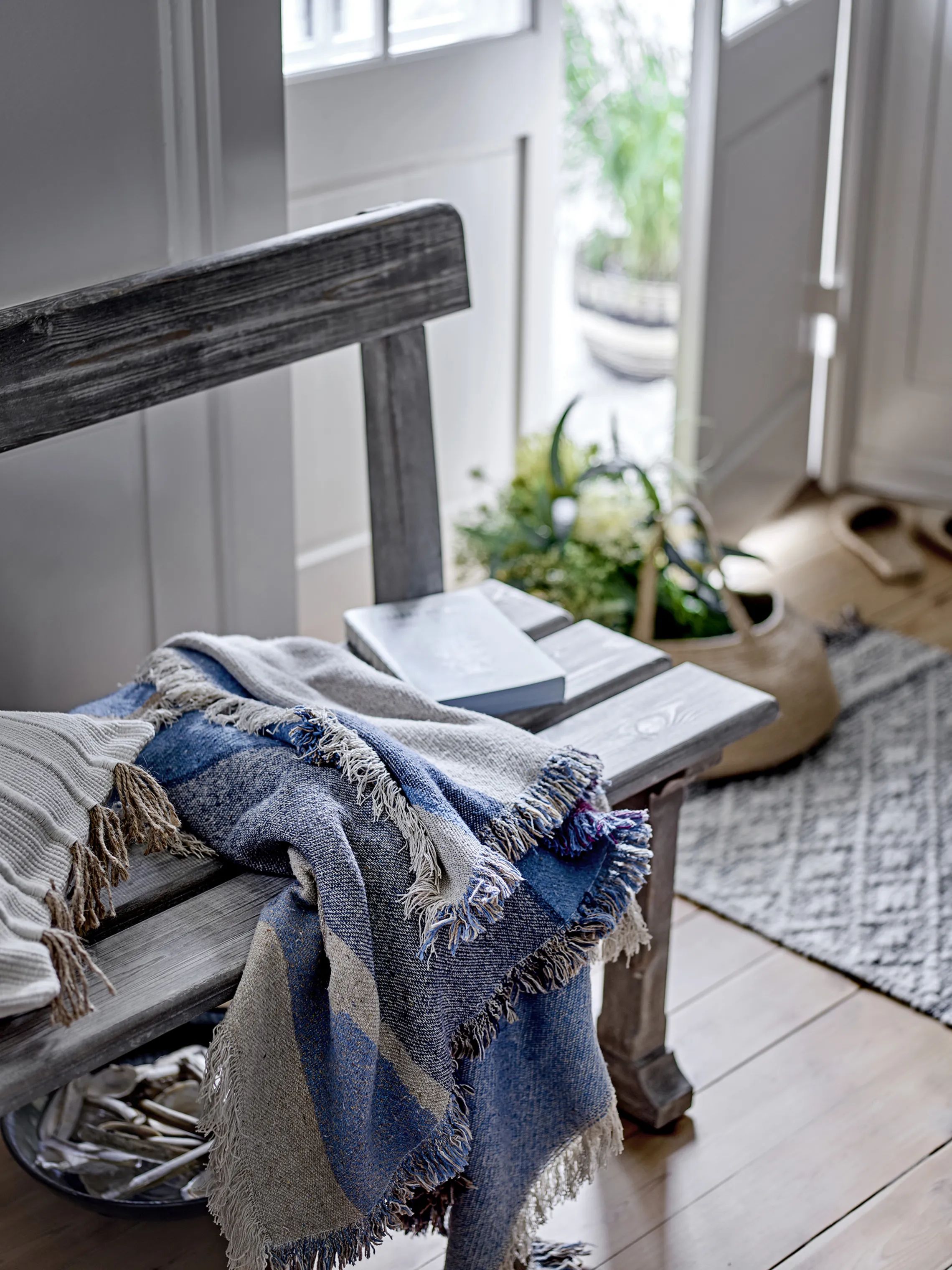 Creative Collection Plaider Maji Plaid i Blå, 5