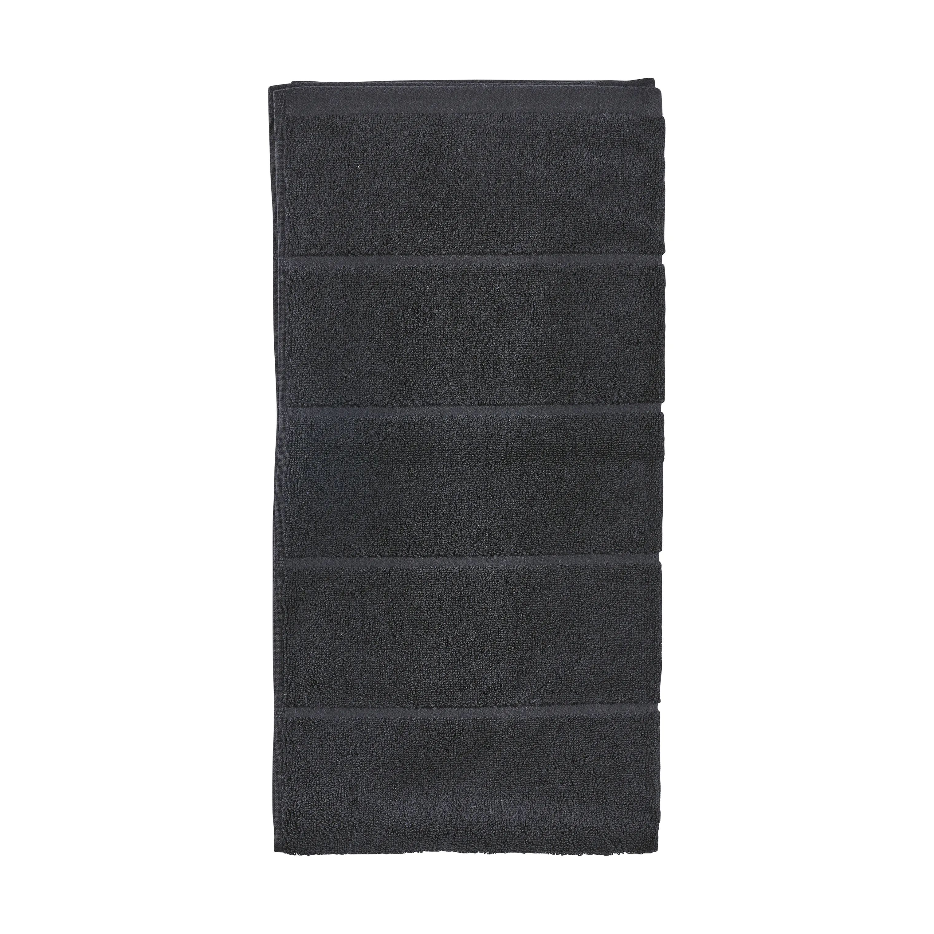 Zone Håndklæder Sauna Håndklæde i Sort, B50 x L70 cm, 1