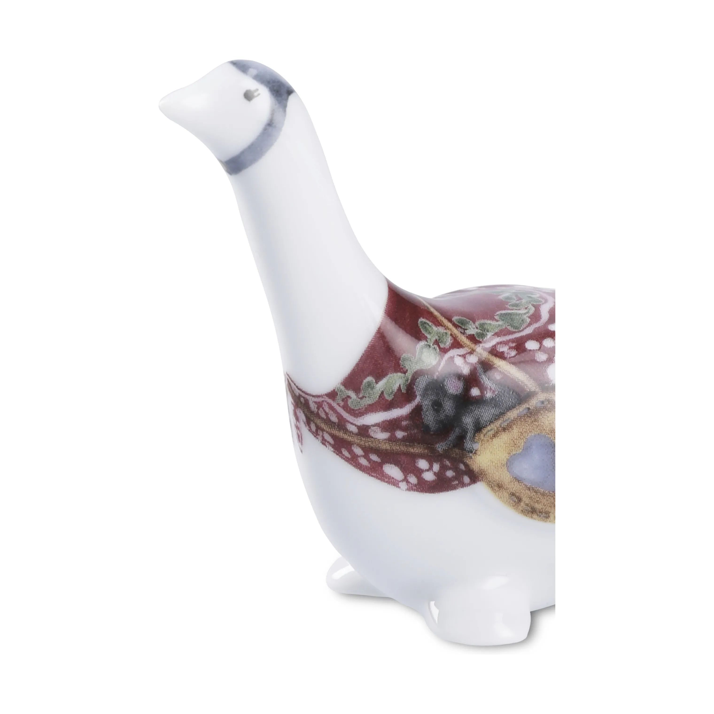 Kähler Julefigurer Hammershøi Jul Gås i Hvid m. deko, 4