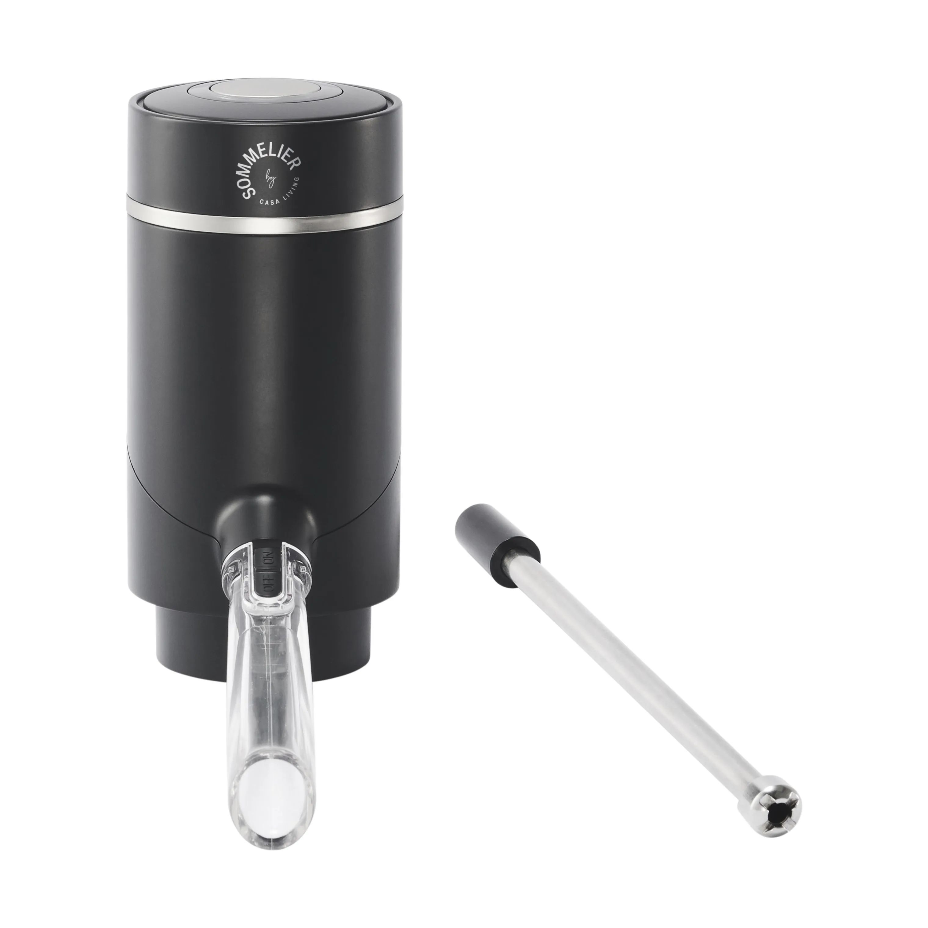 Sommelier by CASA Living Vinpumper Sommelier Vinpumper og ilter 2 i 1 i sort, 4