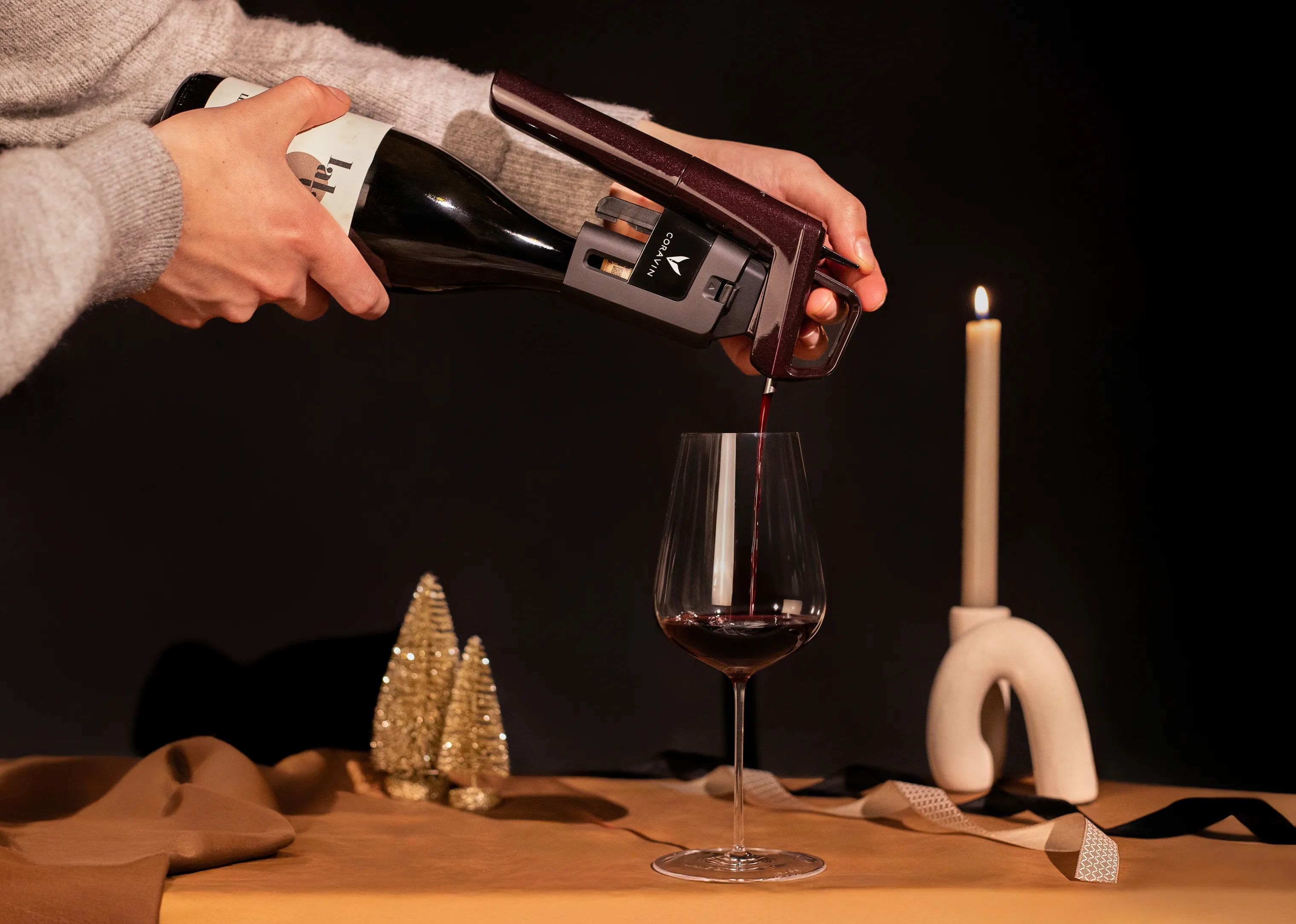 Coravin Vinpropper Limited Edition Timeless Six+ Vinsystem i Rubinrød, 3