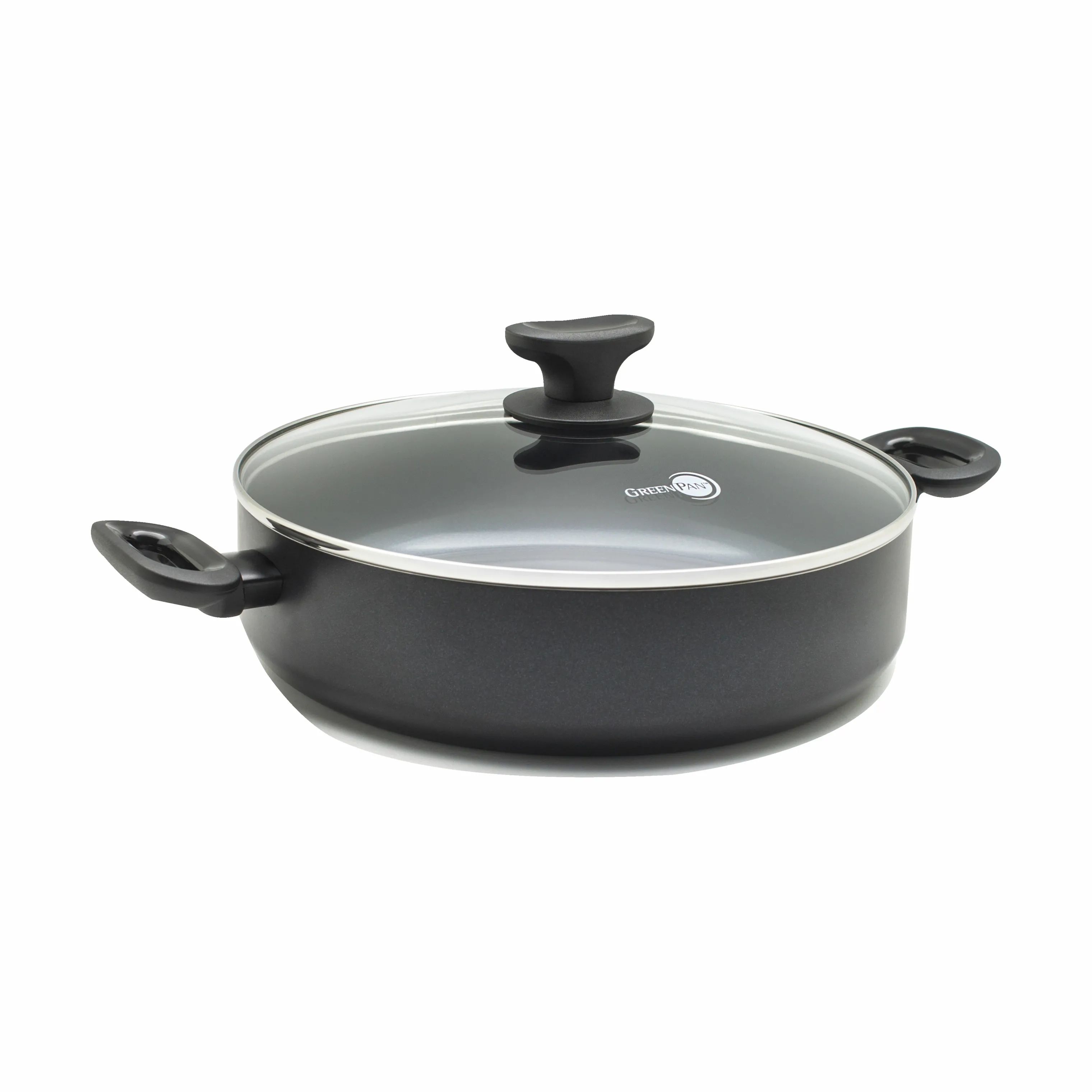 Greenpan Sauterpander Torino Sautergryde m. låg i Sort, 28 cm, 1