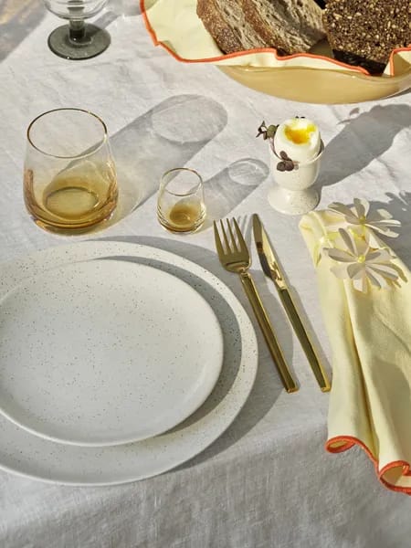Broste Copenhagen Vandglas Amber Drikkeglas i 35 cl, 2