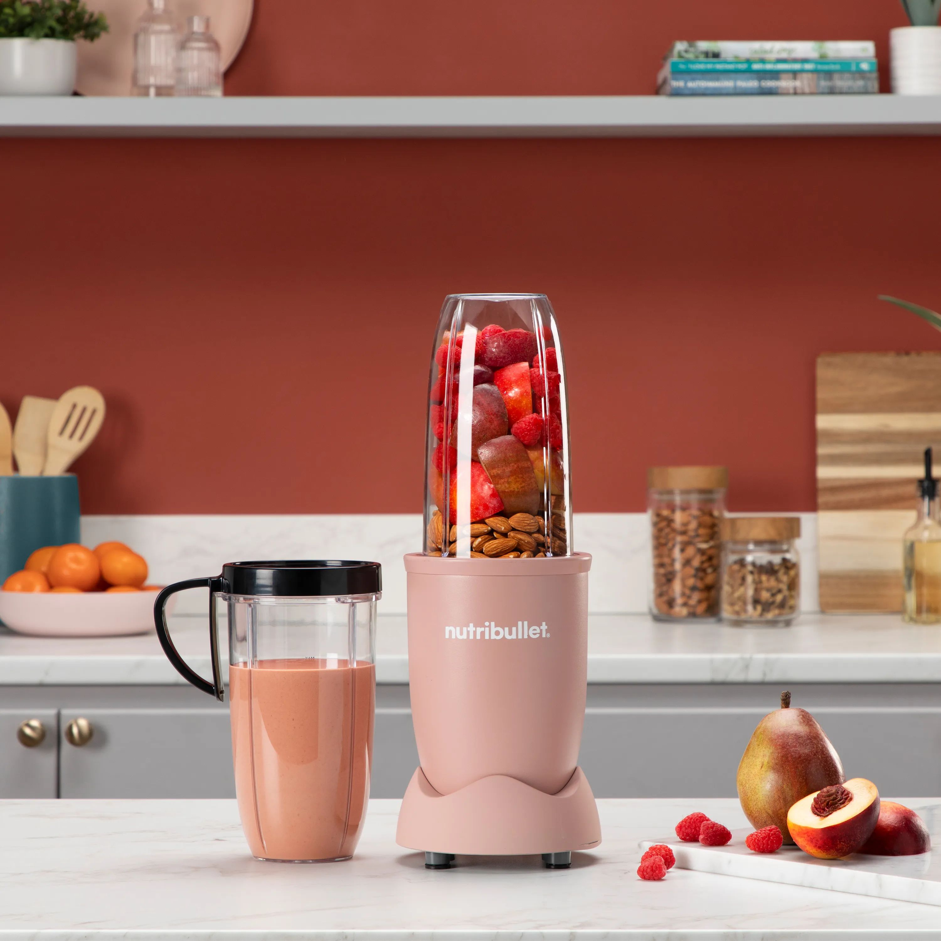 Nutribullet Smoothieblendere Pro 900 Smoothieblender NB907MACL i Mat pink, 4