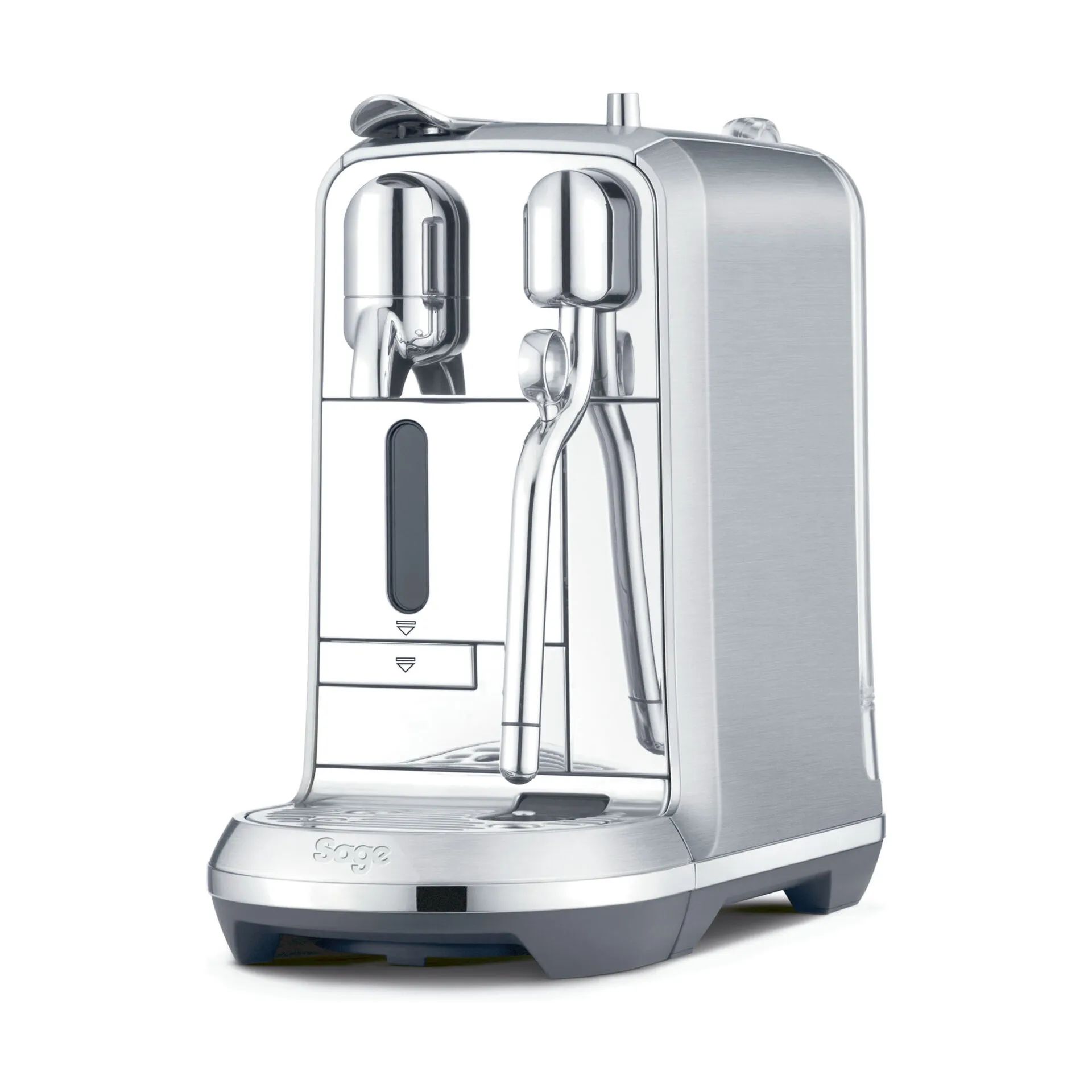 Sage kapselmaskiner SNE 800 Kapsel Kaffemaskine i Brushed Stainless Steel, 1