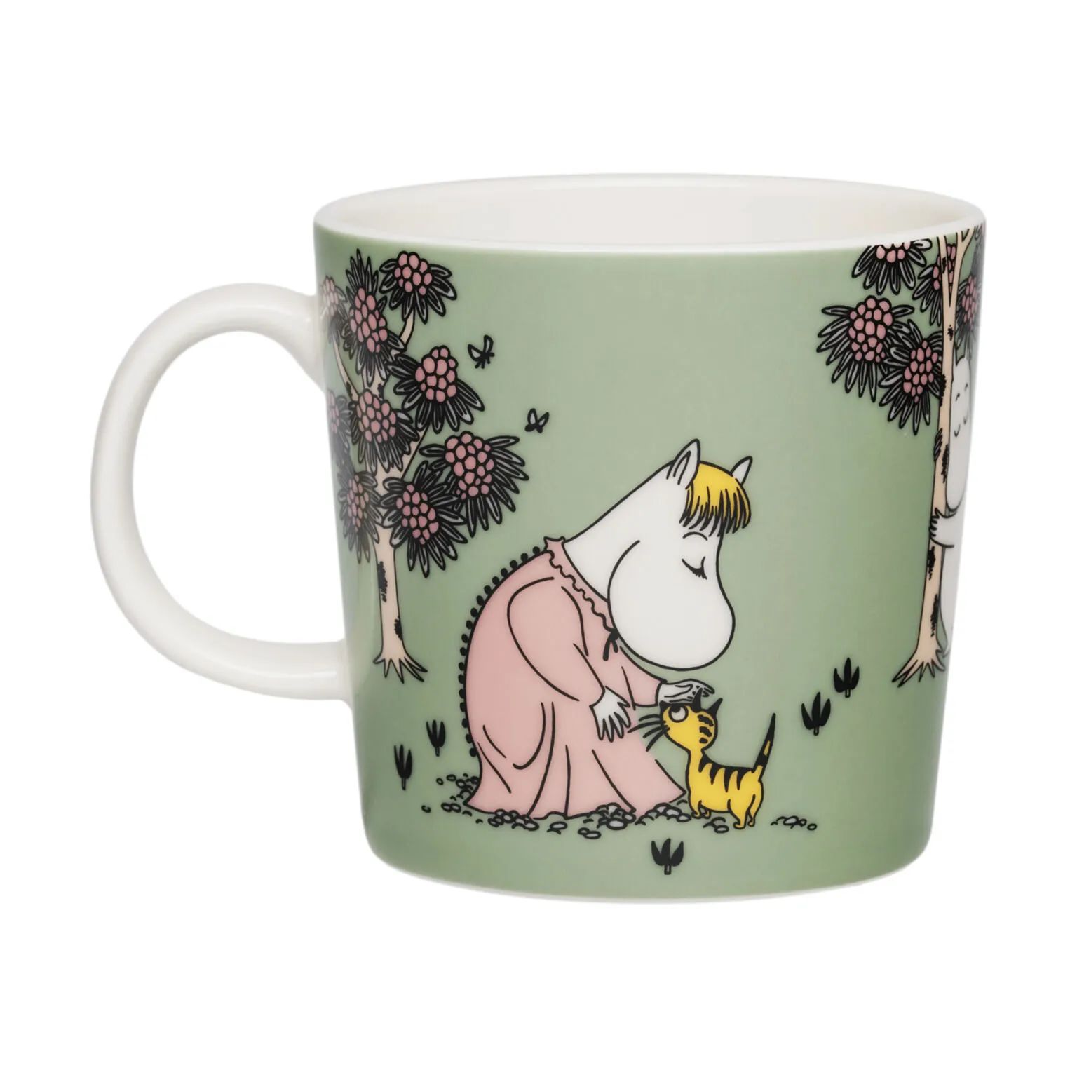 Moomin Arabia Krus og kopper med hank Kærester + Kærlig omsorg Krus - 2 stk. i Multifarvet, 2