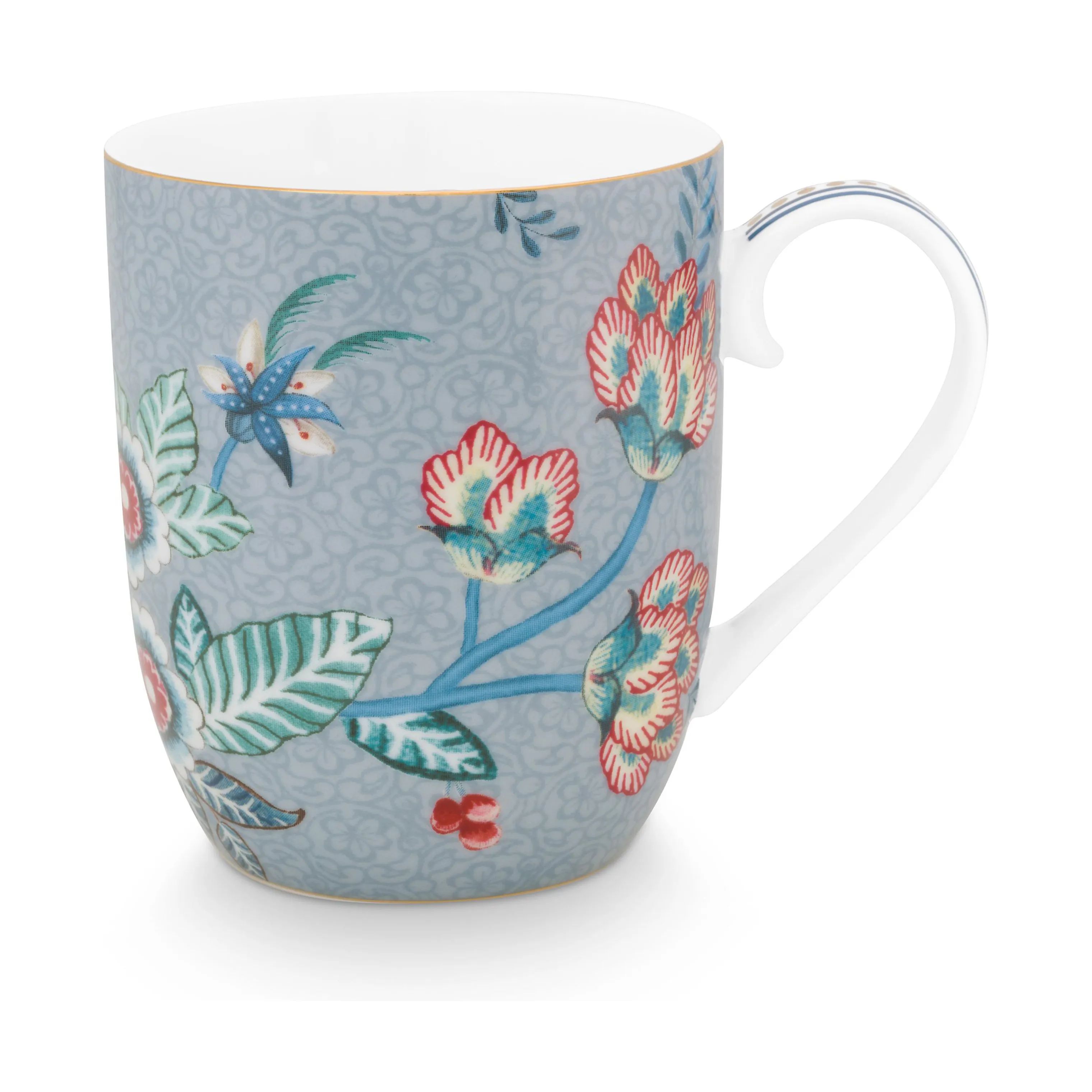 PIP Studio Krus og kopper med hank Flower Festival Krus - 2 stk. i Blue, 2