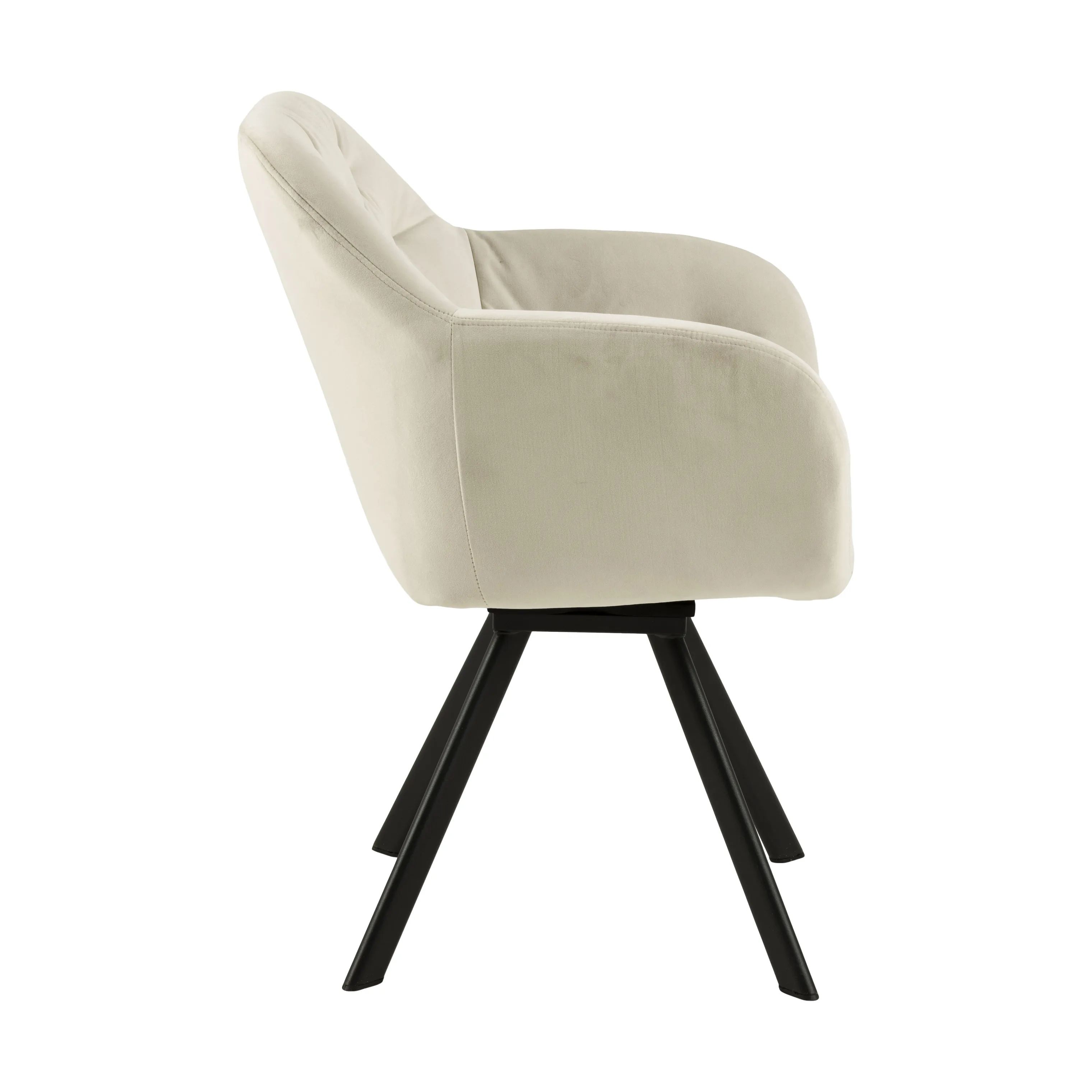 CASA Living Spisebordsstole Lola Spisebordsstol i Sandfarve, 5