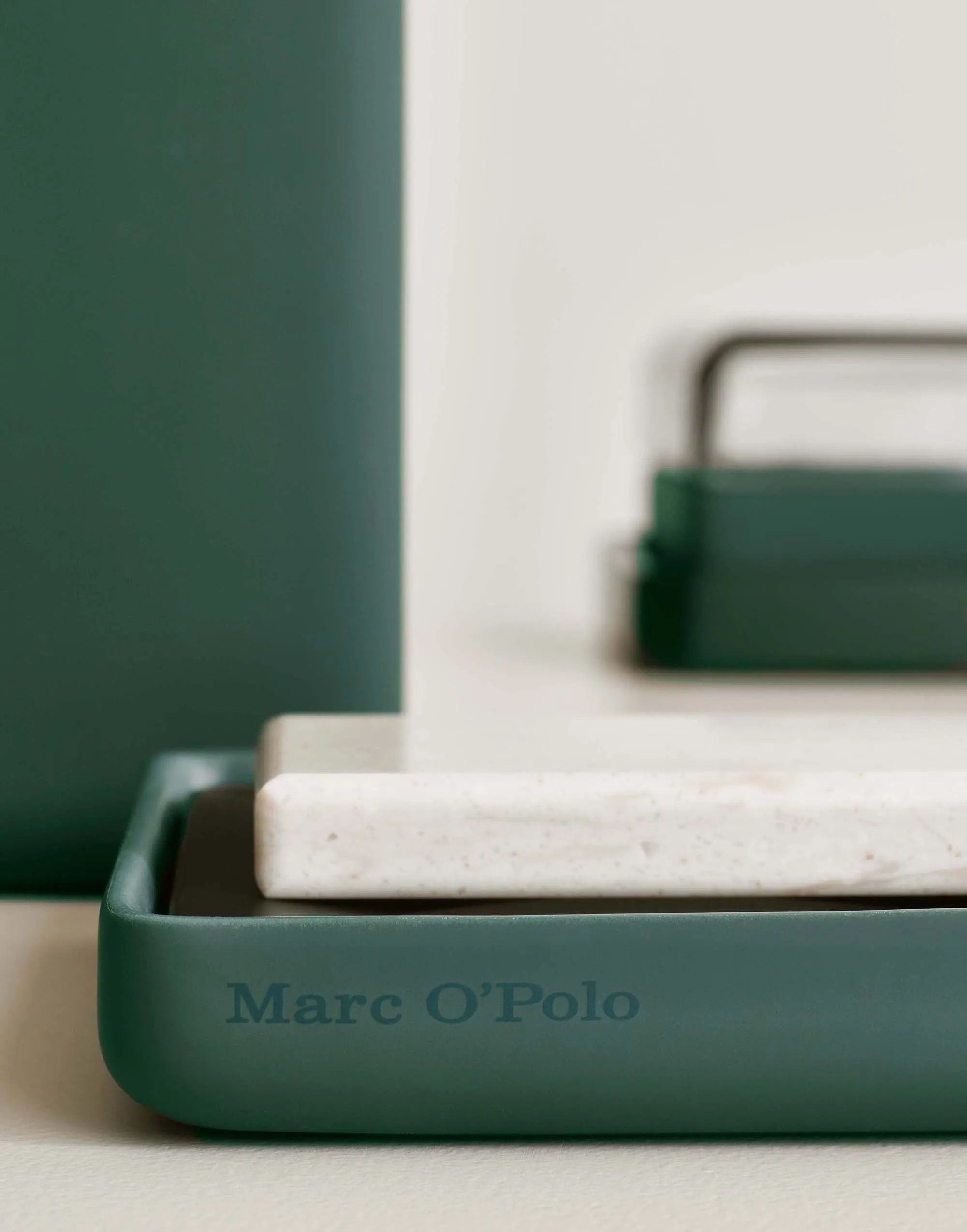 Marc O'Polo Sæbedispensere The Edge Sæbeskål i Dark green, 4