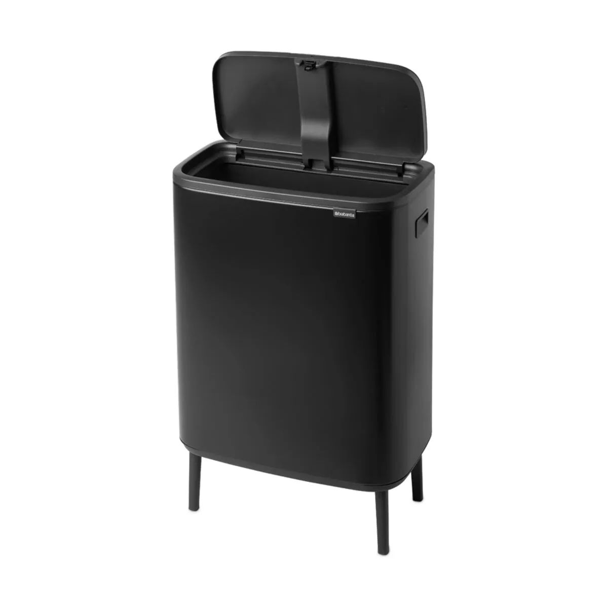Brabantia Spande uden pedal Bo Touch Affaldsspand i Matt sort, 60 L, 5