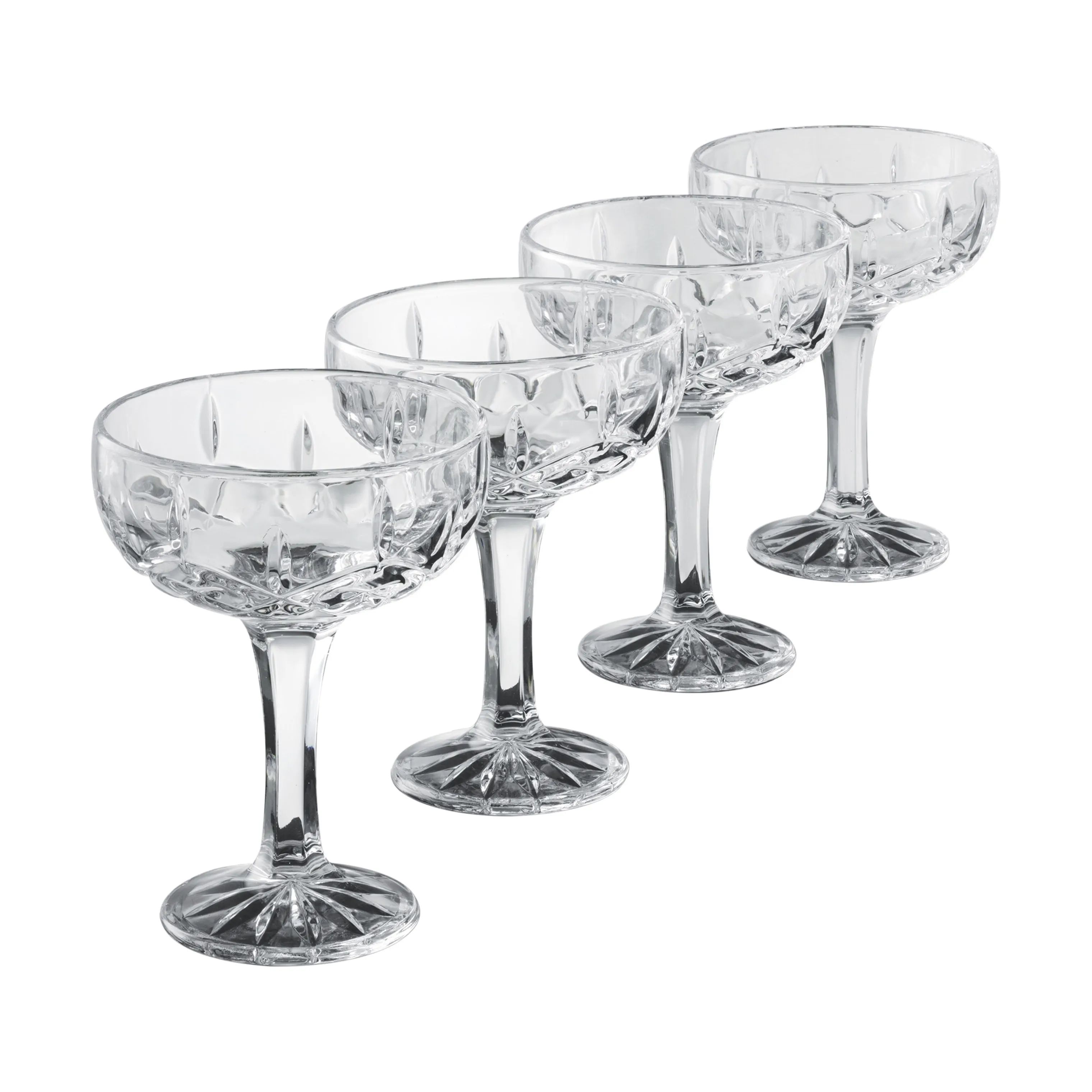 Aida Champagneglas Harvey Champagneskål - 4 stk. i Klar, 1