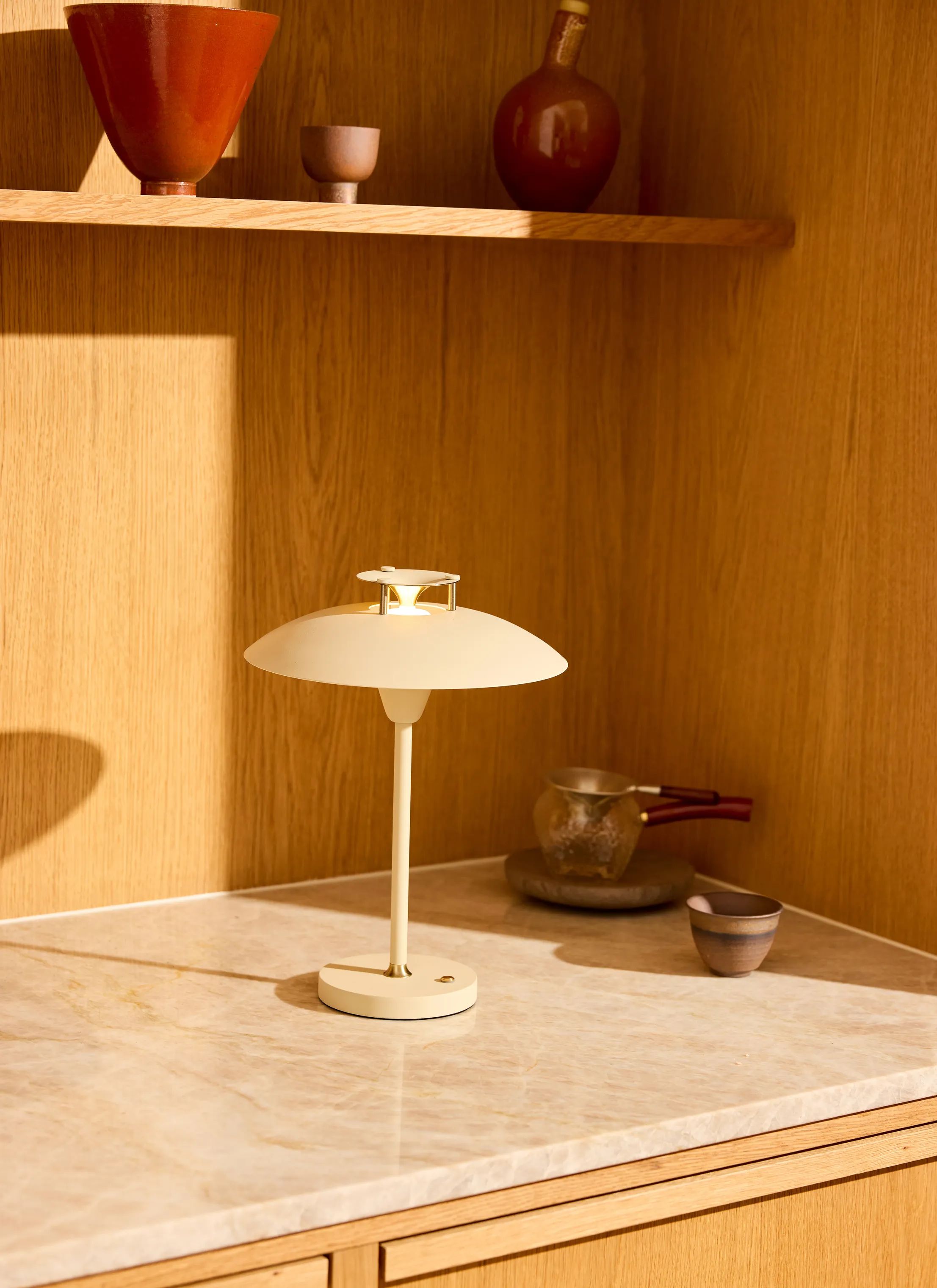 Halo Design LED-lamper Stepp 1-2-3 Transportabel Bordlampe i Cream, 2