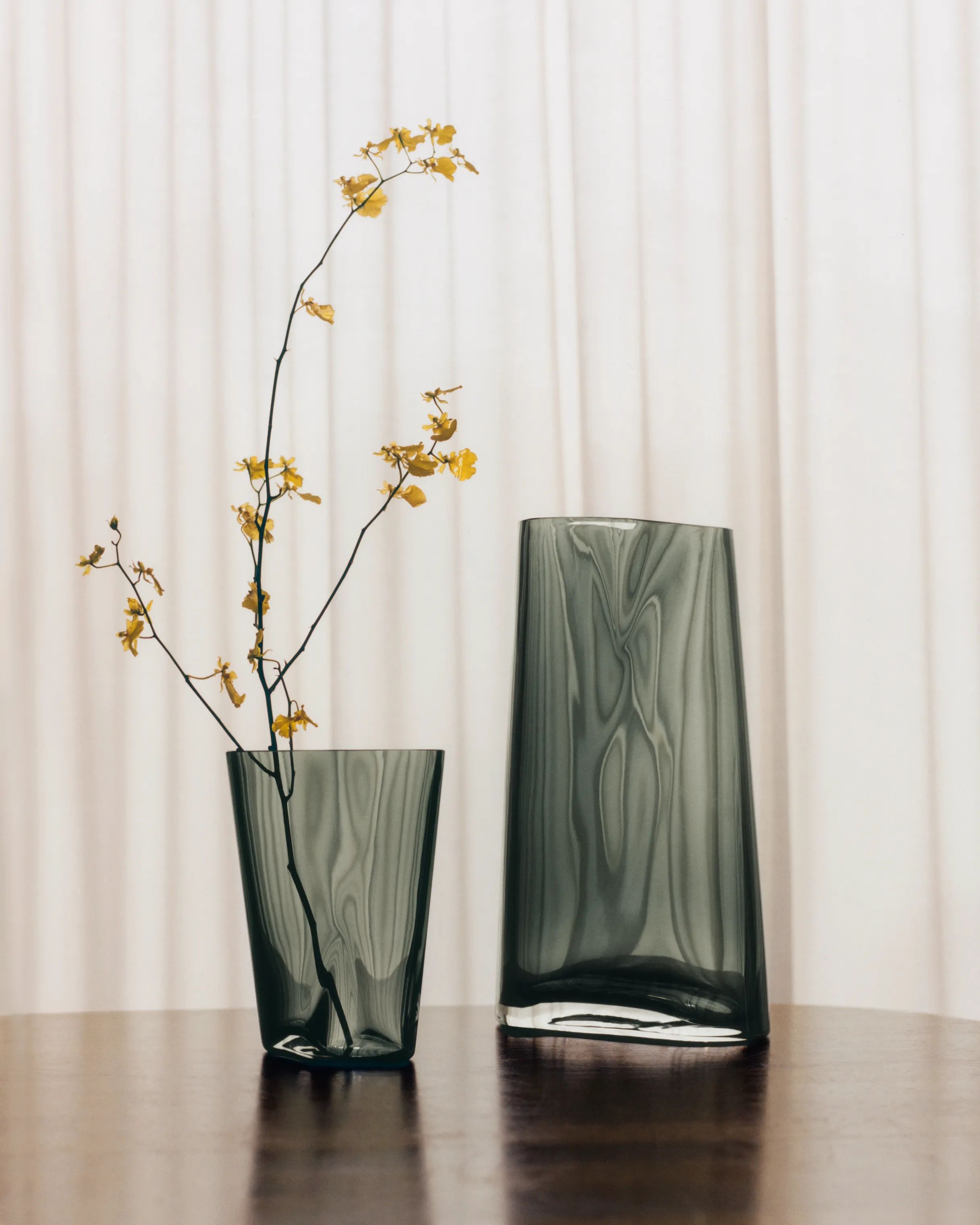 Georg Jensen Vaser Lituus Vase i Smokey, 18 cm, 2