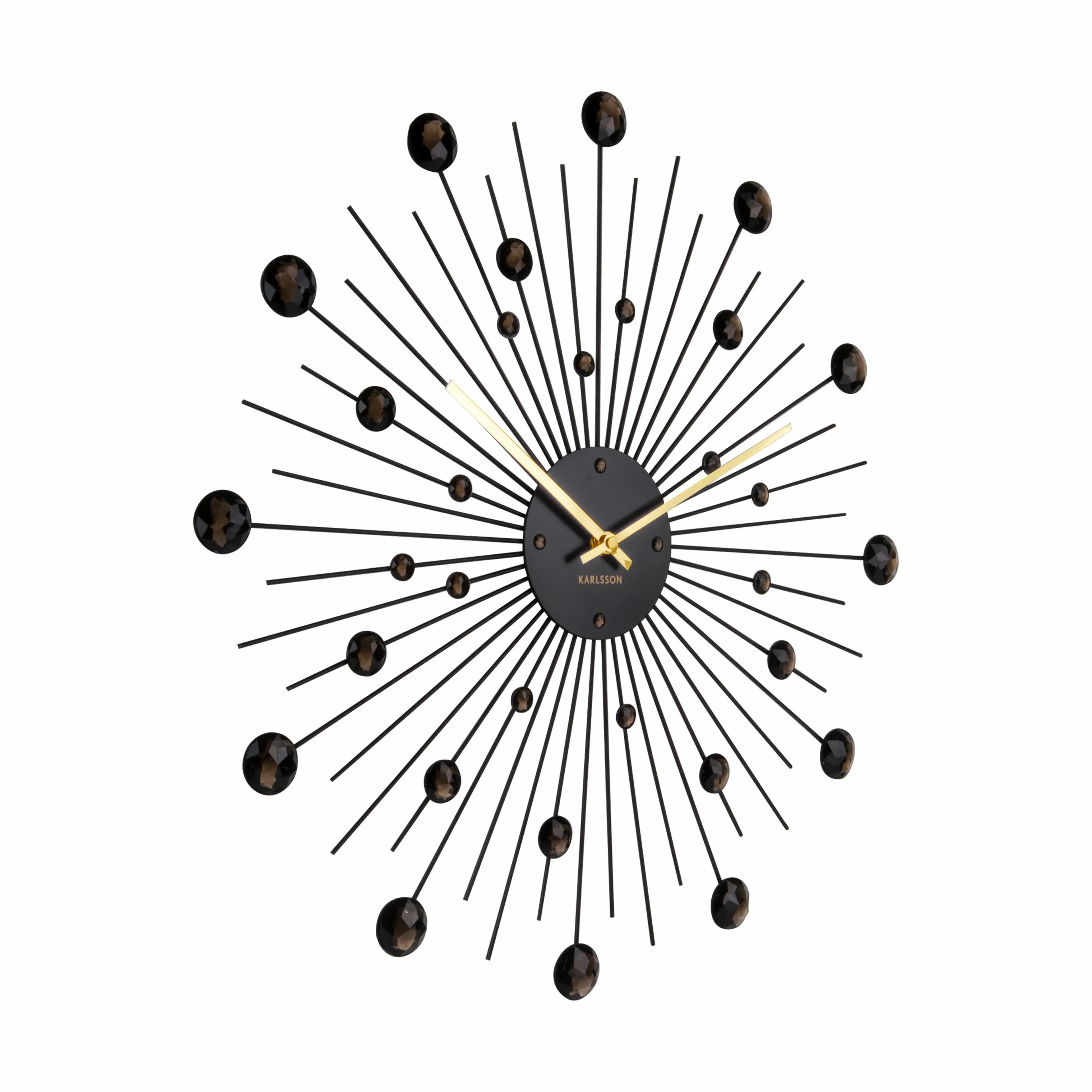 Karlsson Vægure Sunburst Vægur i Sort, 50 cm, 2
