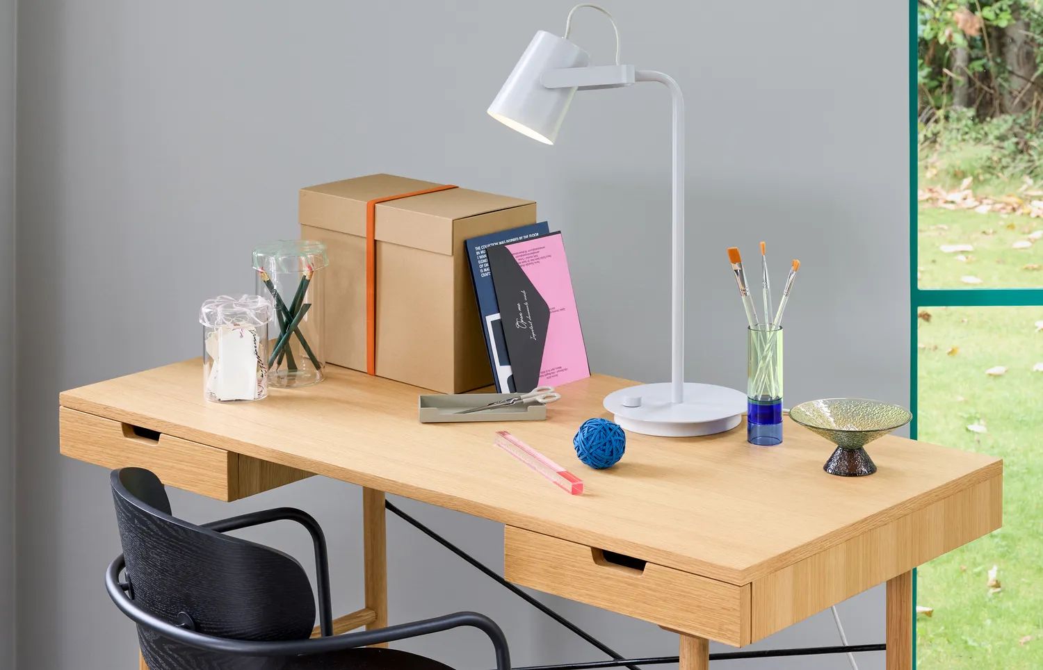 Hübsch Skriveborde Studio Skrivebord i Natur, 2