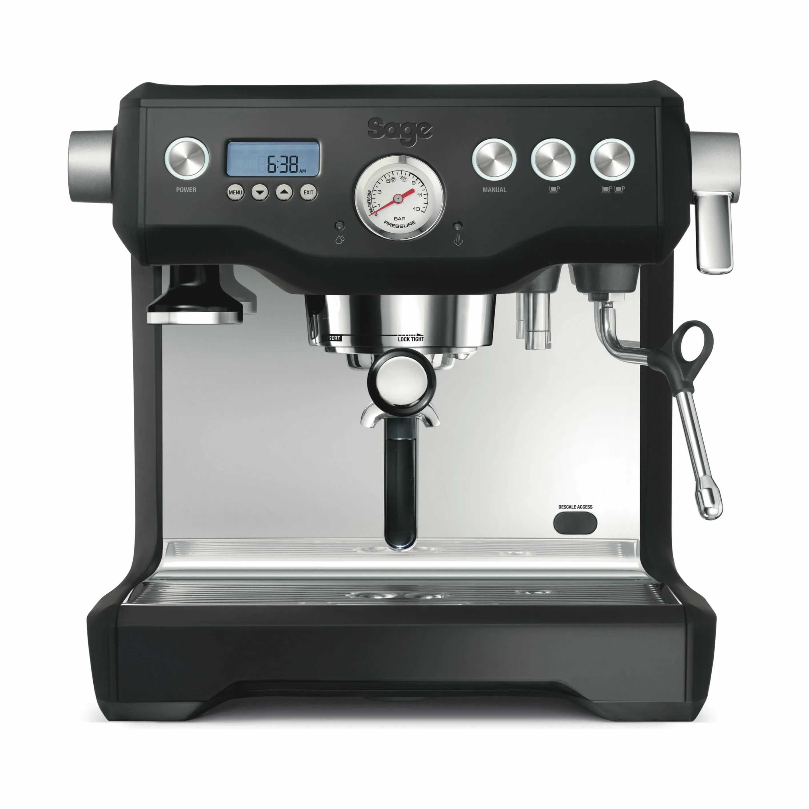 Sage Espressomaskiner The Dual Boiler Espressomaskine i Black truffle, 1