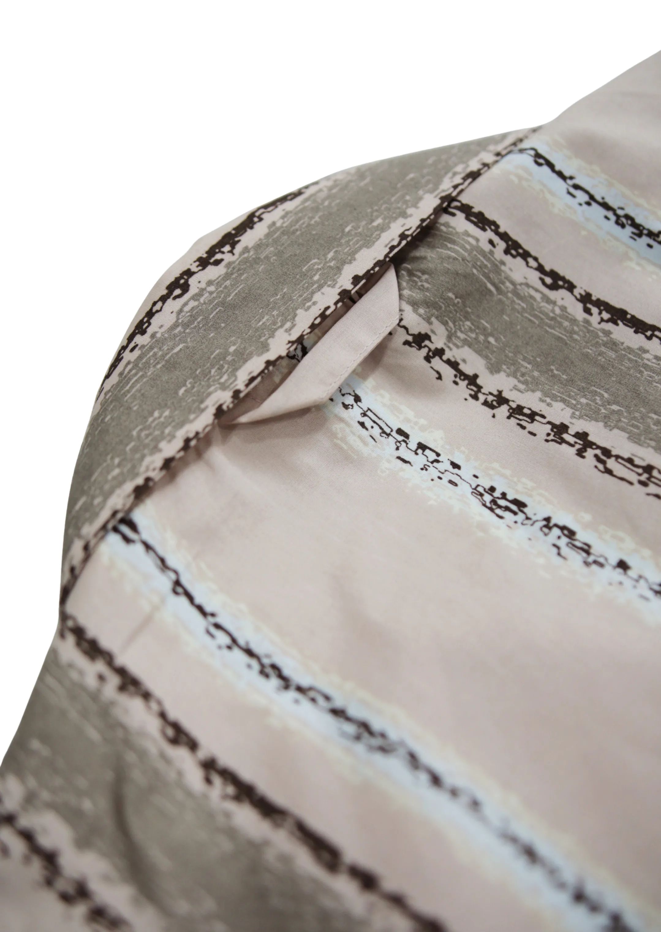 omhu x Mads Barfod Pyjamas Wave Grid Slumber Pyjamasskjorte i Latte, M/L, 5