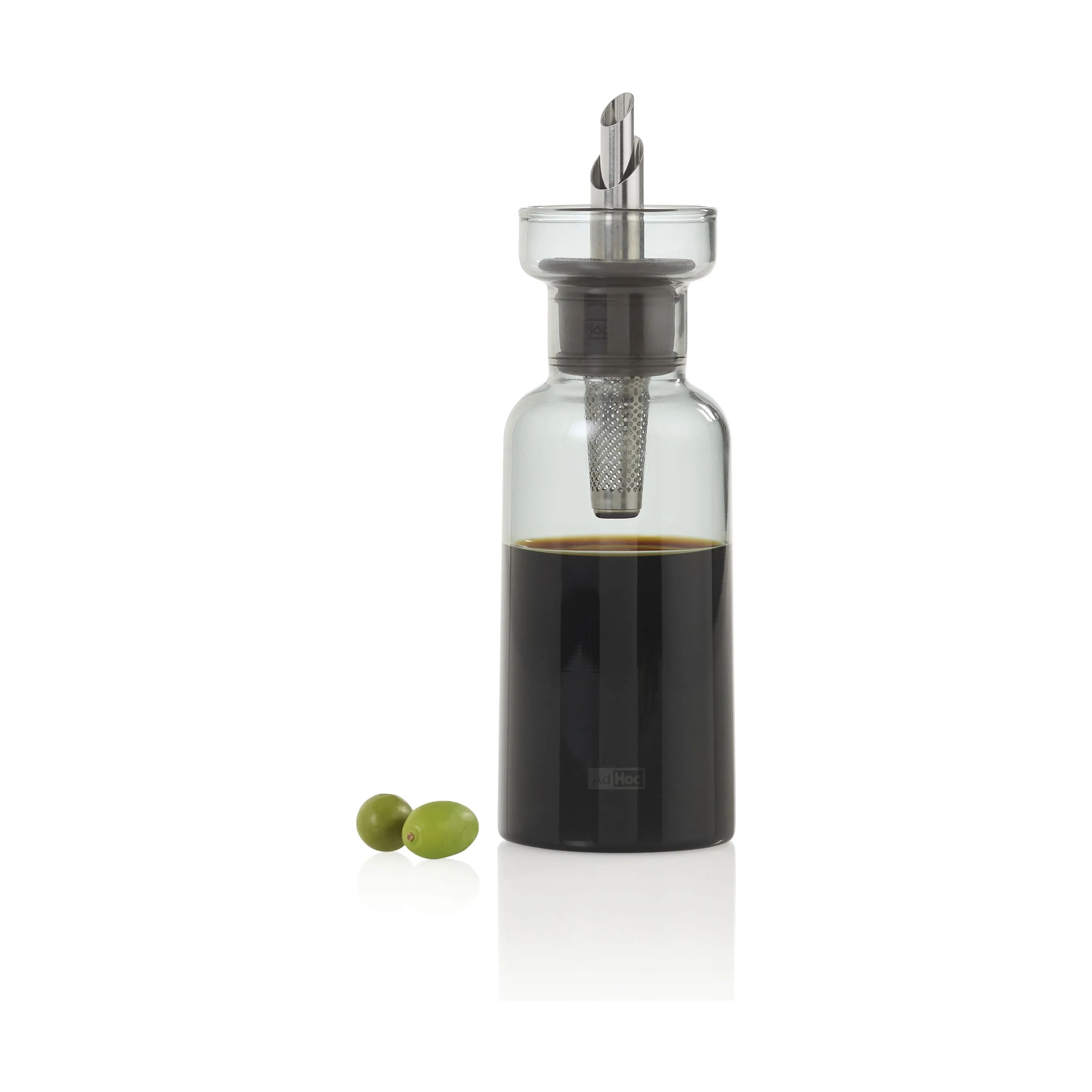 AdHoc Olie- og eddikeflasker AromaPour Olie-/eddikedispenser i Grå, 120 ml, 2