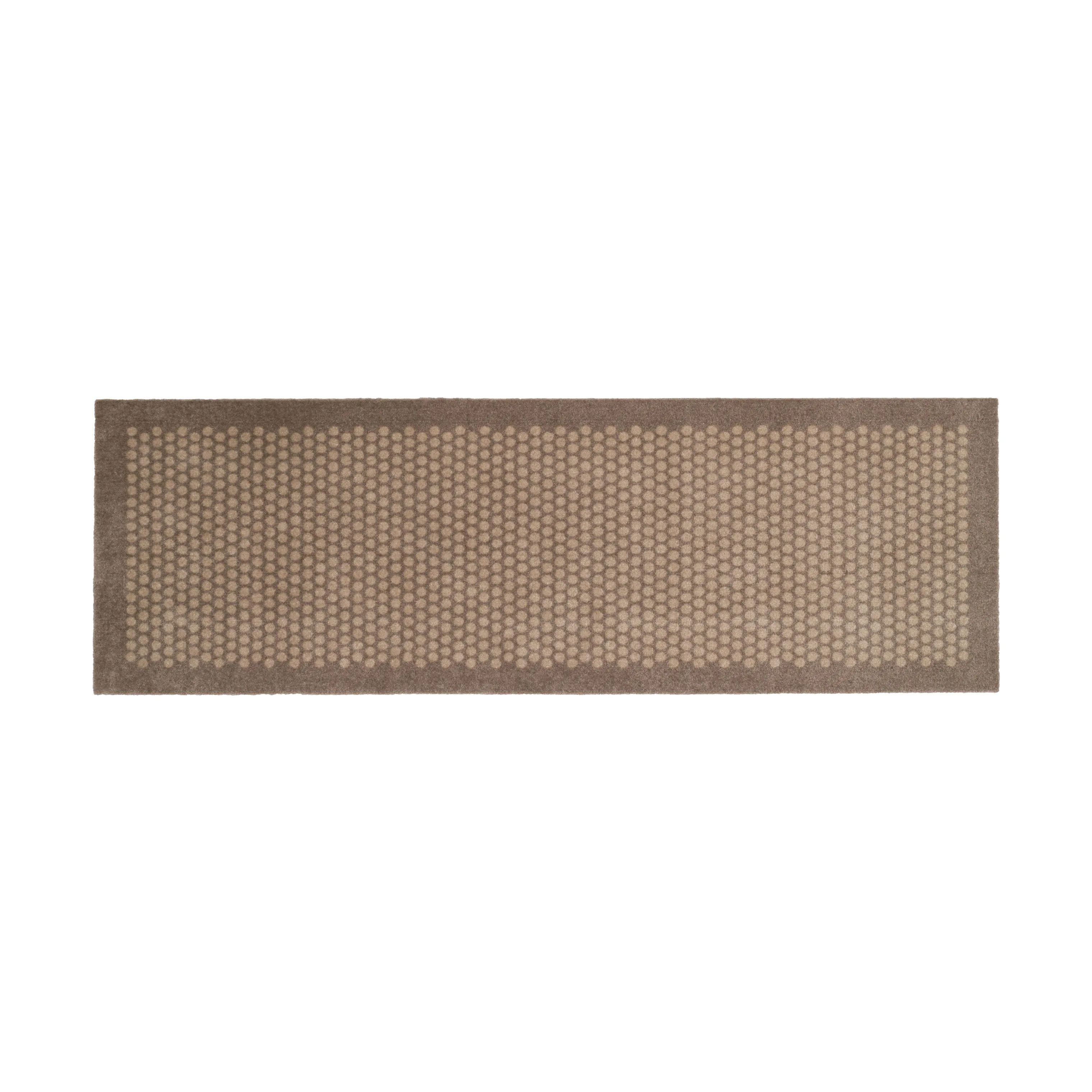 Tica Copenhagen Gulvtæpper Dot Gulvtæppe i Sand/beige, B67 x L200 cm, 1