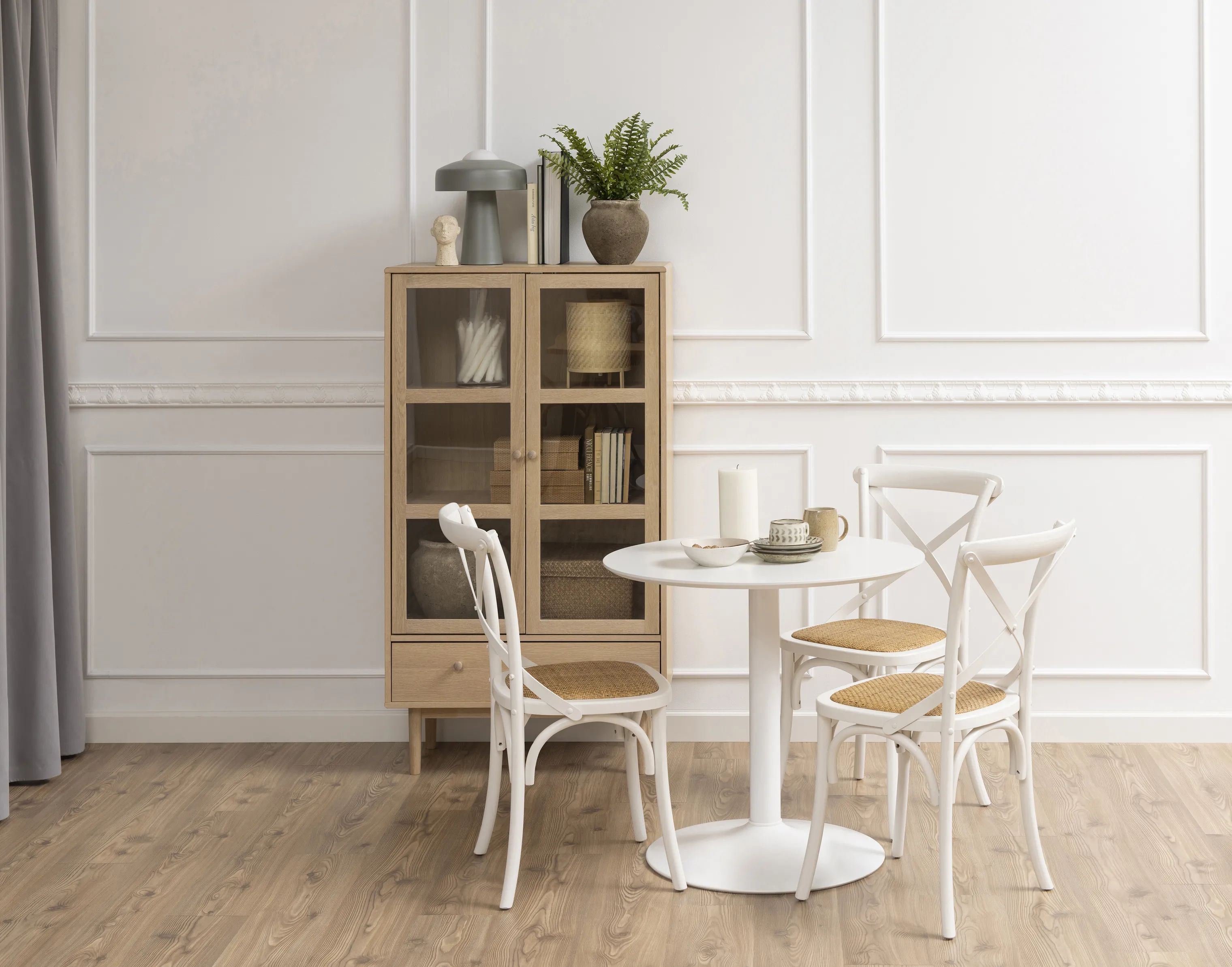 CASA Living Reoler og tilbehør Aston Vitrine i Natur, 3