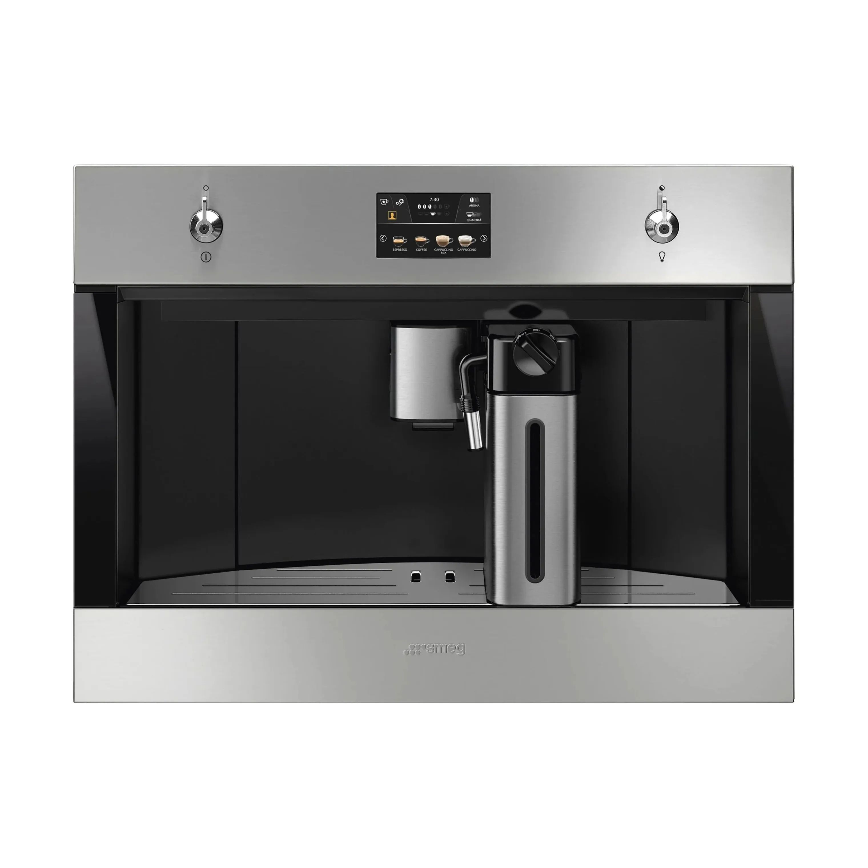 Smeg Espressomaskiner Classic Kaffemaskine i Sølv/sort, 1