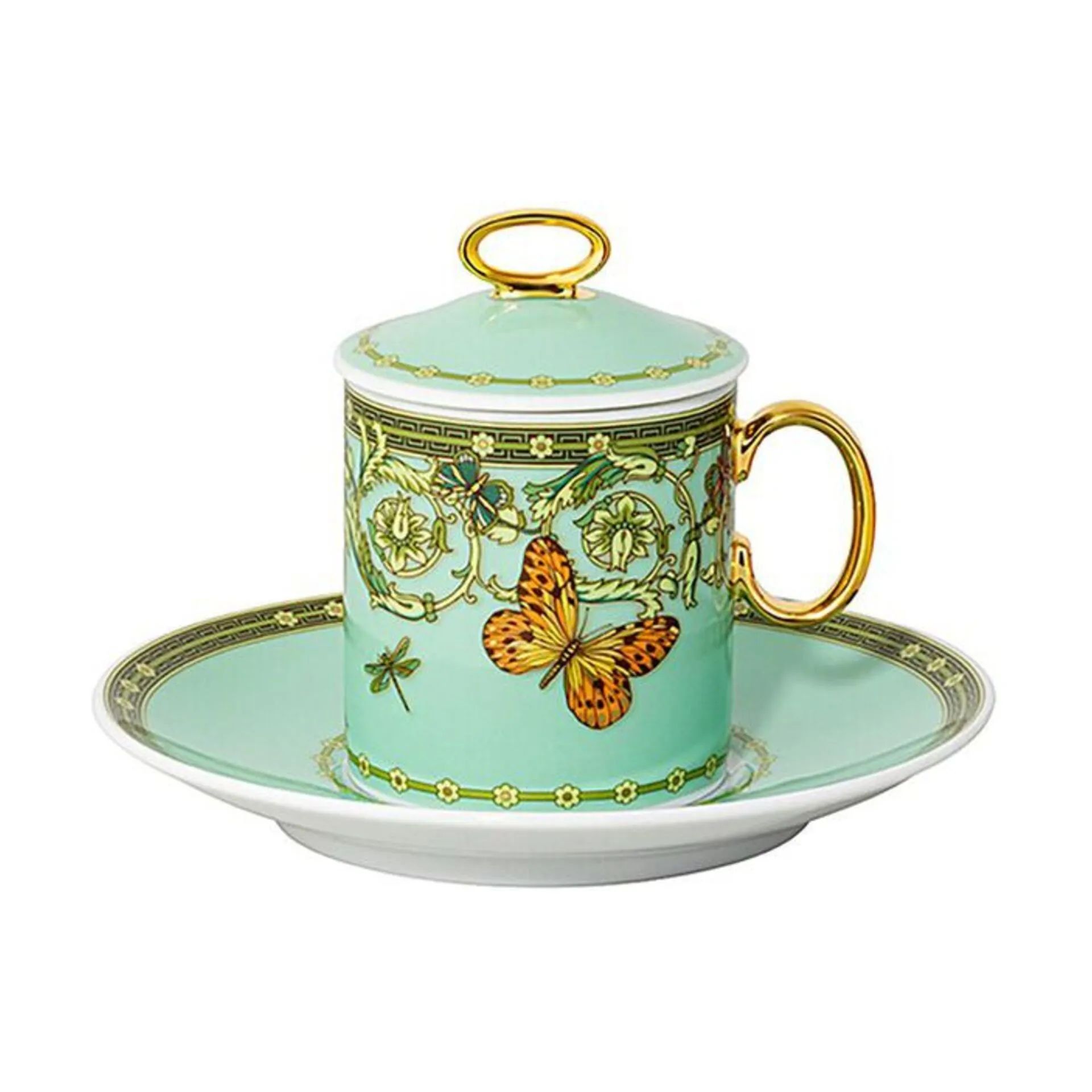 Versace Espressokopper Le Jardin Espressosæt - 3 dele i Green, 1