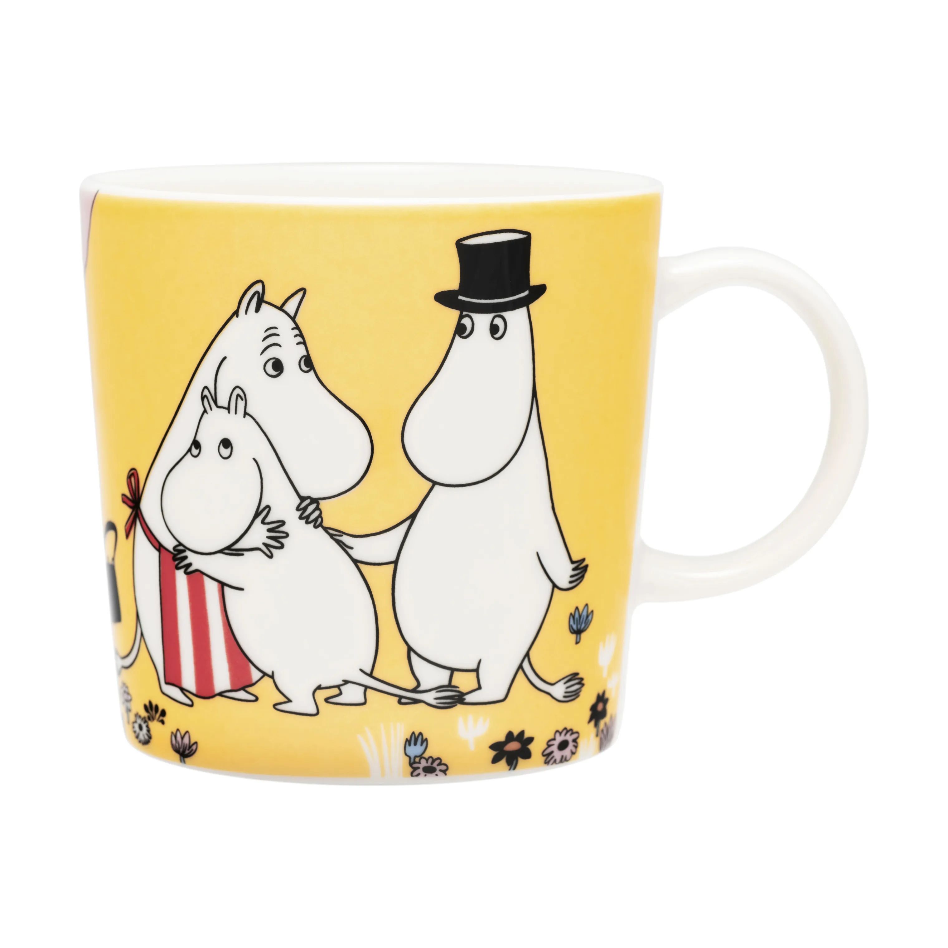 Moomin Arabia Krus og kopper med hank Mumi Arabia Krus - Familietid i Familietid, 30 cl, 4