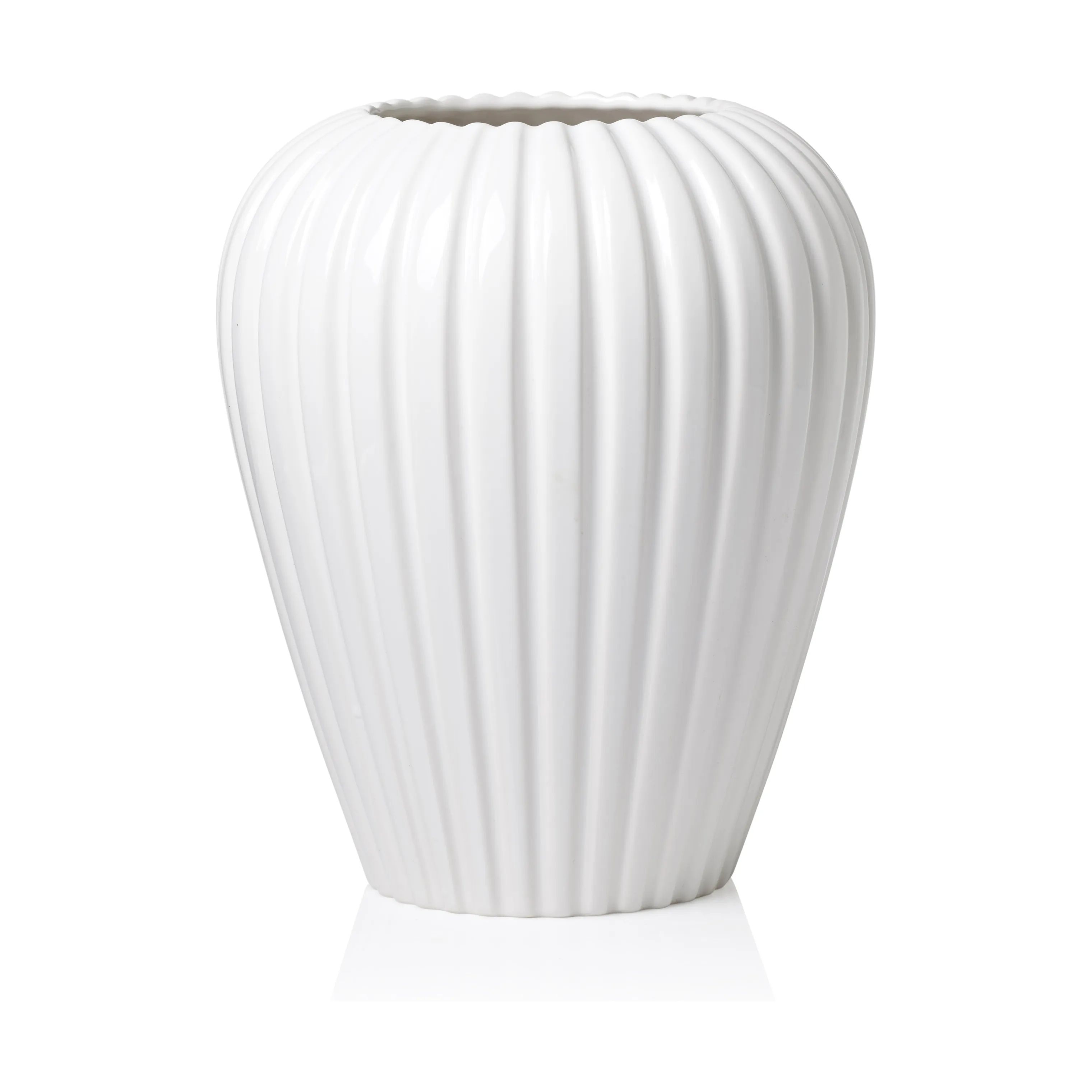 erik bagger a/s Vaser Eslau Lilje Vase i hvid, 20 cm, 1