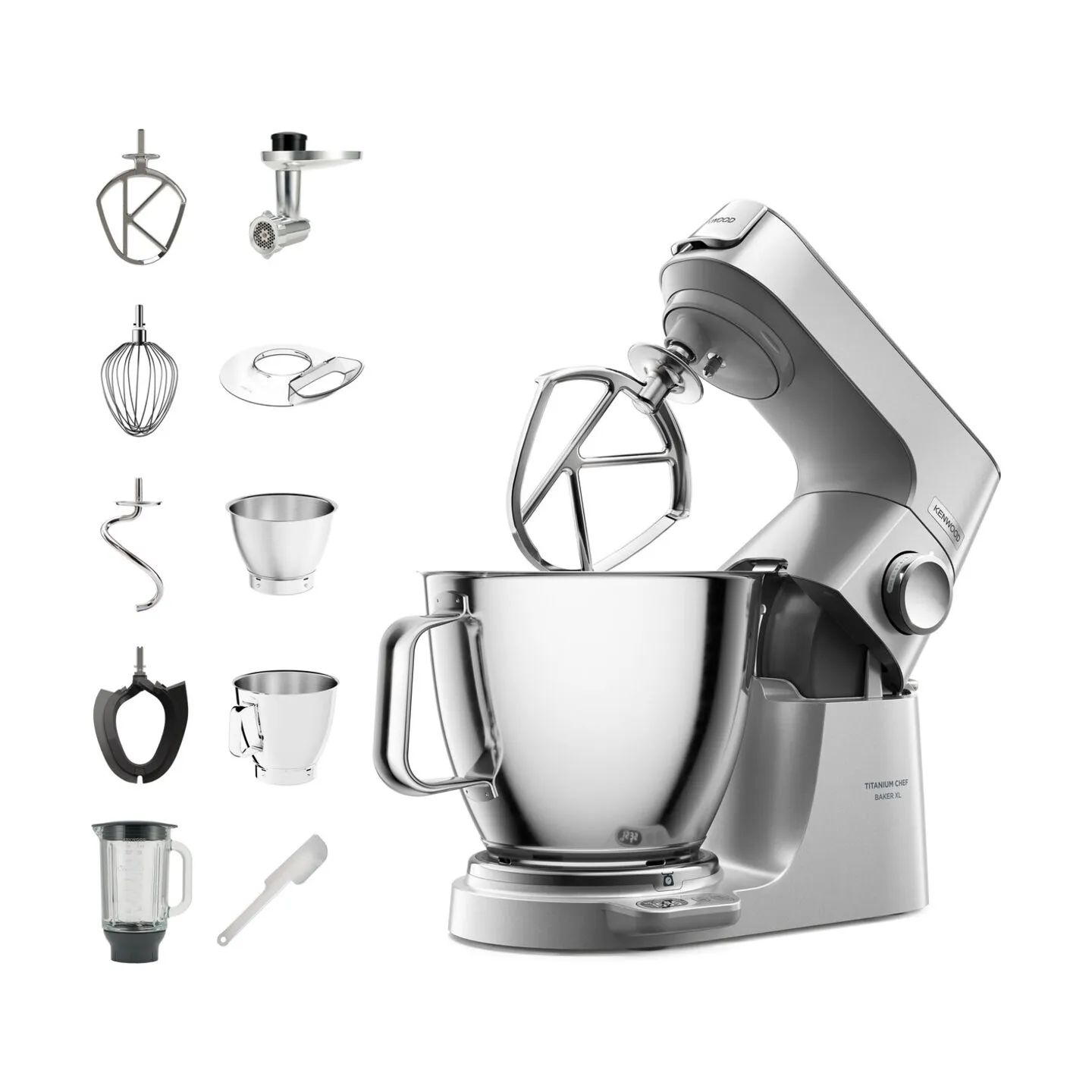Kenwood Røremaskiner Chef Køkkenmaskine KVL85.224 i Sølvfarvet, 1