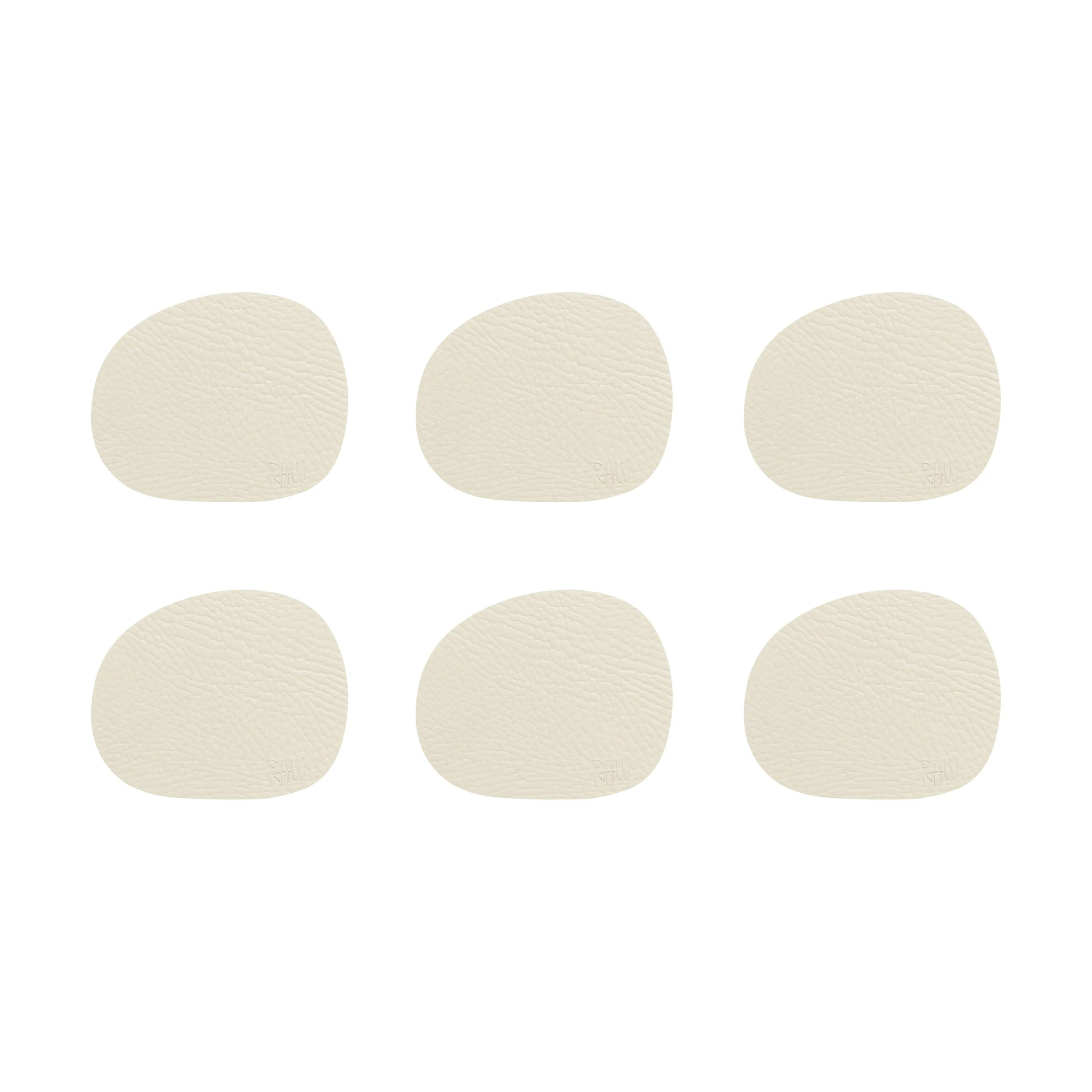 RAW by Aida Glasbrikker og coasters Buffalo Coaster - 6 stk. i Warm nude, 1