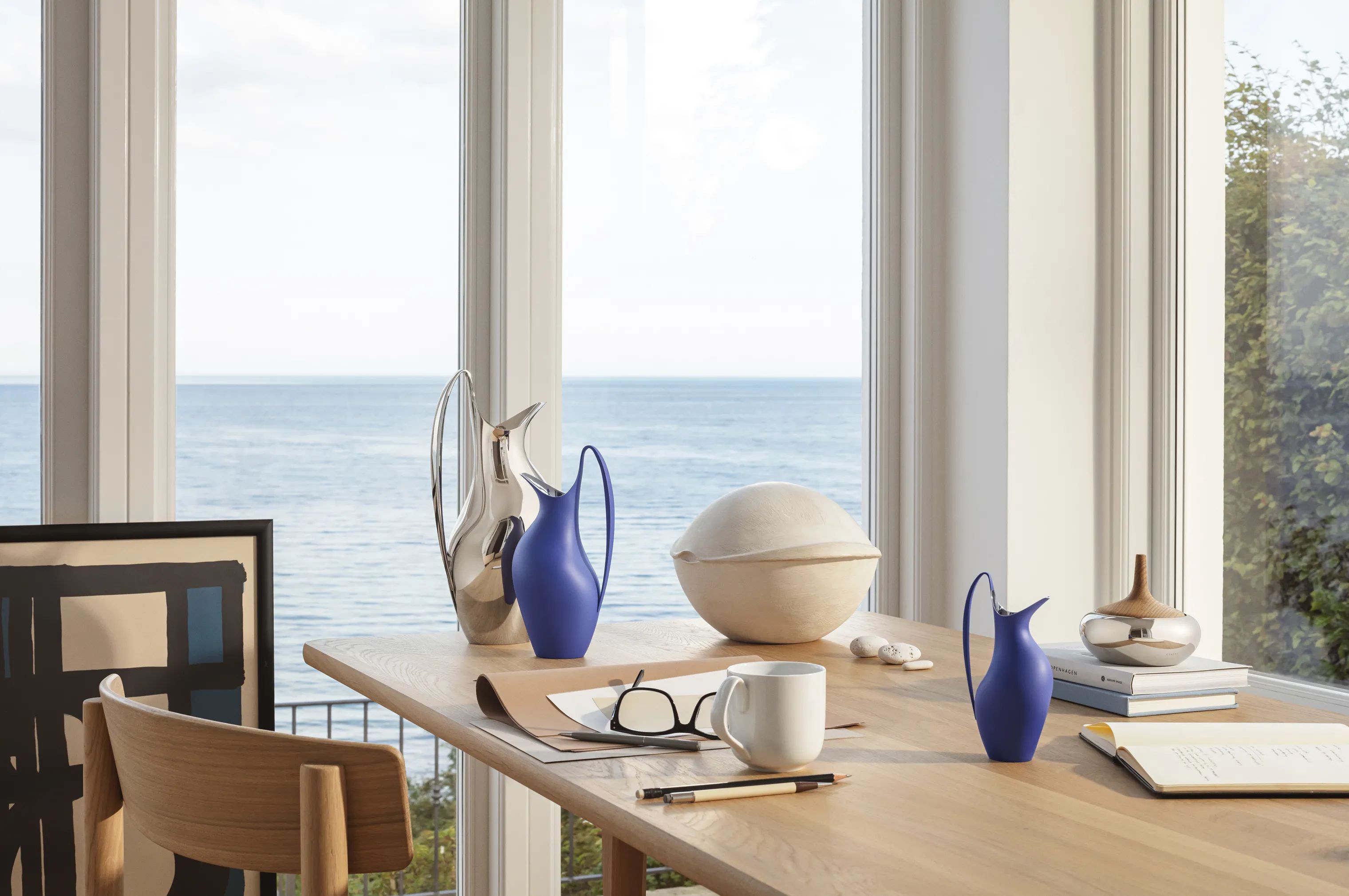 Georg Jensen Serveringskander Henning Koppel Koppel Kande Petite i Iconic Blue, 20 cl, 2