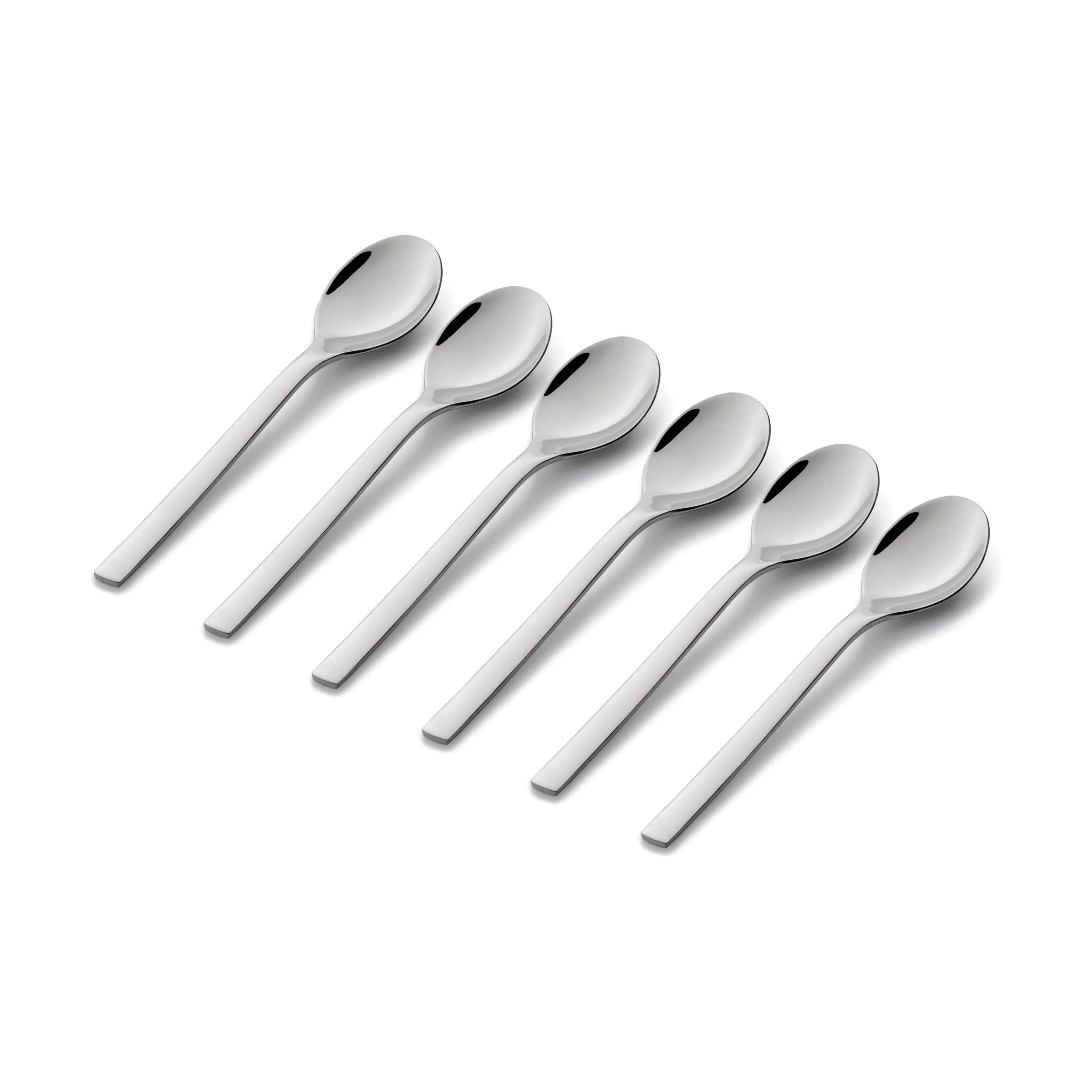 WMF Kaffe- og teskeer Nuova Teske - 6 stk. i Sølvfarvet, 3