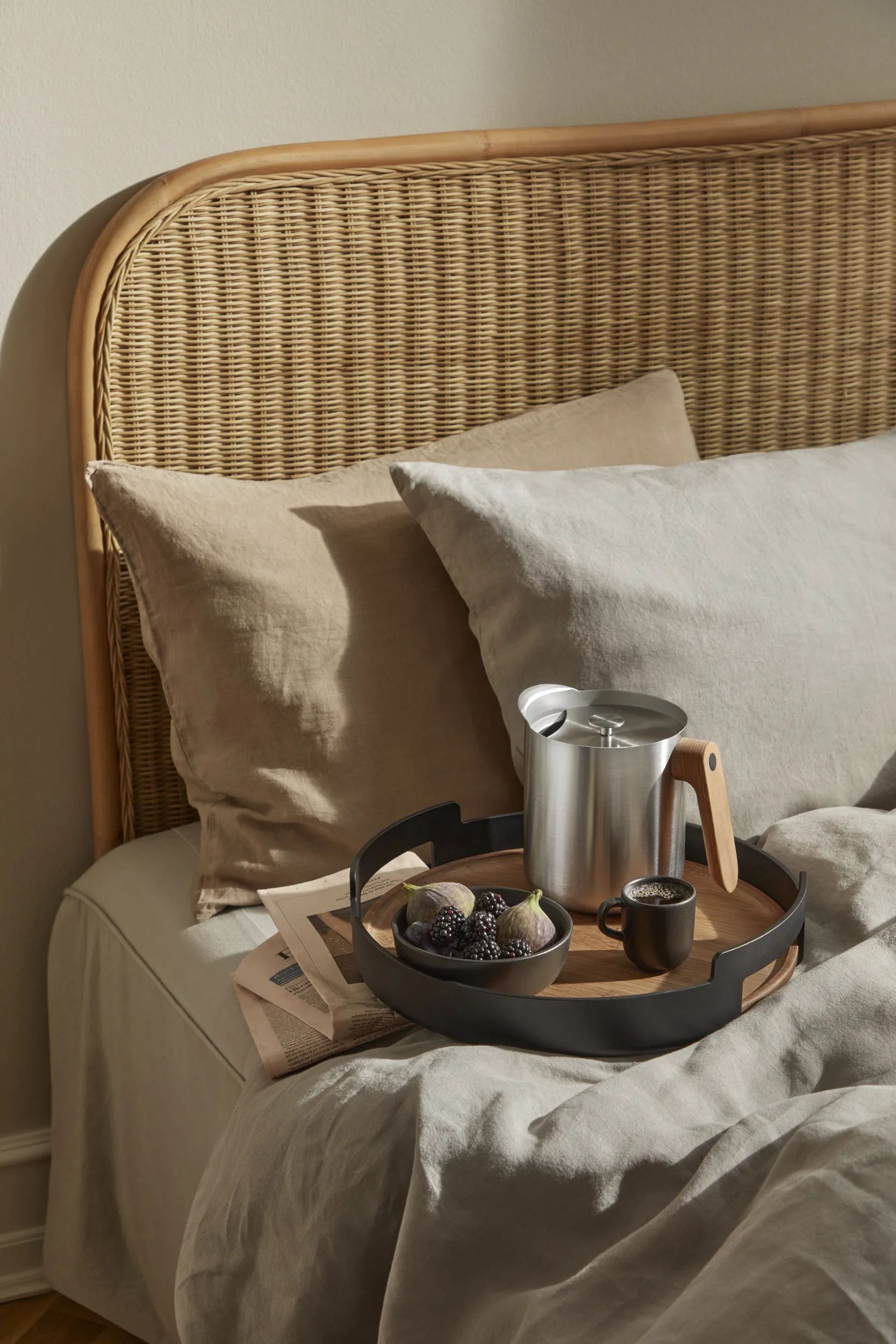 Eva Solo Bakker Nordic Kitchen Serveringsbakke i sort/natur, 2