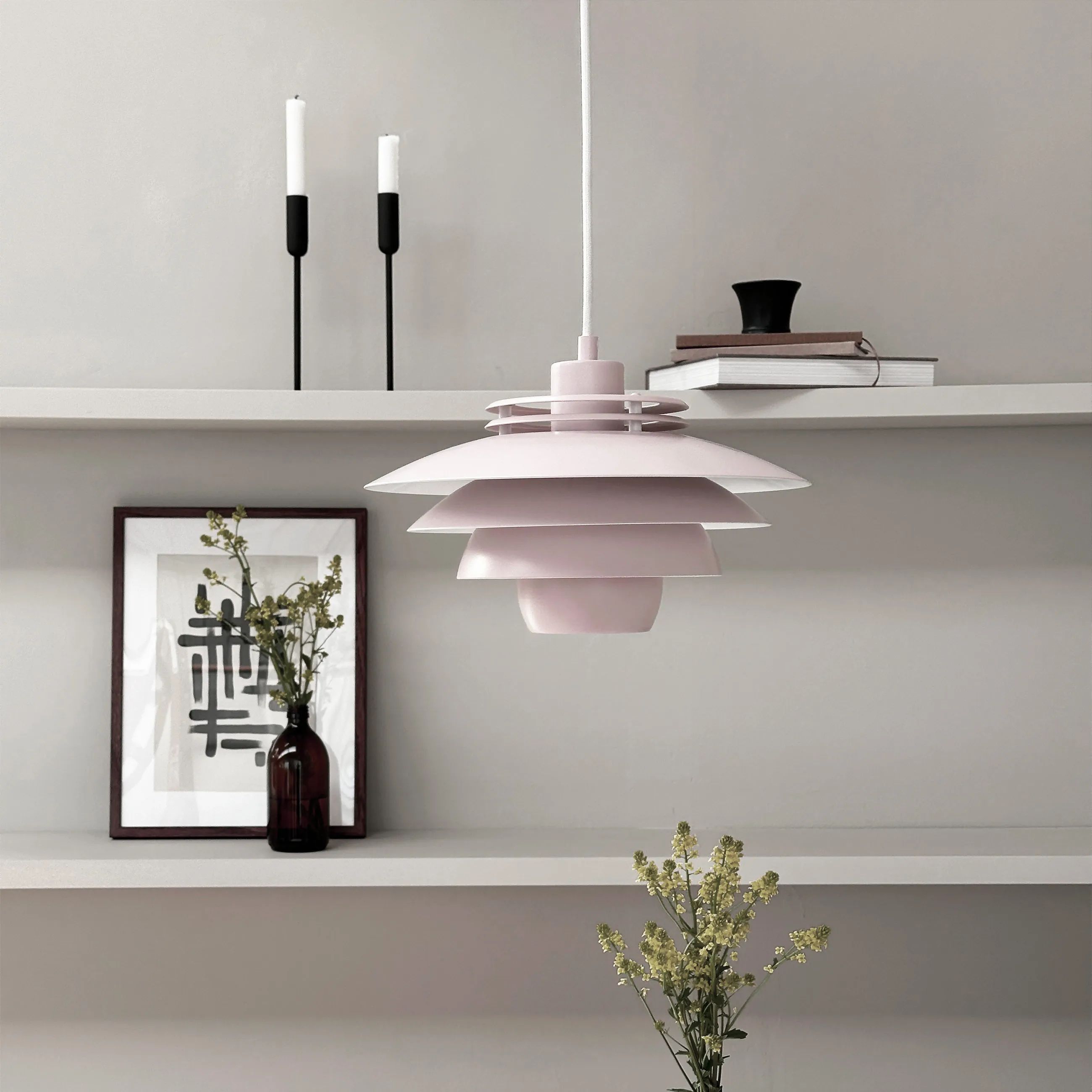 Dyberg Larsen Pendler Ejka Pendel i Rosa, 30 cm, 2