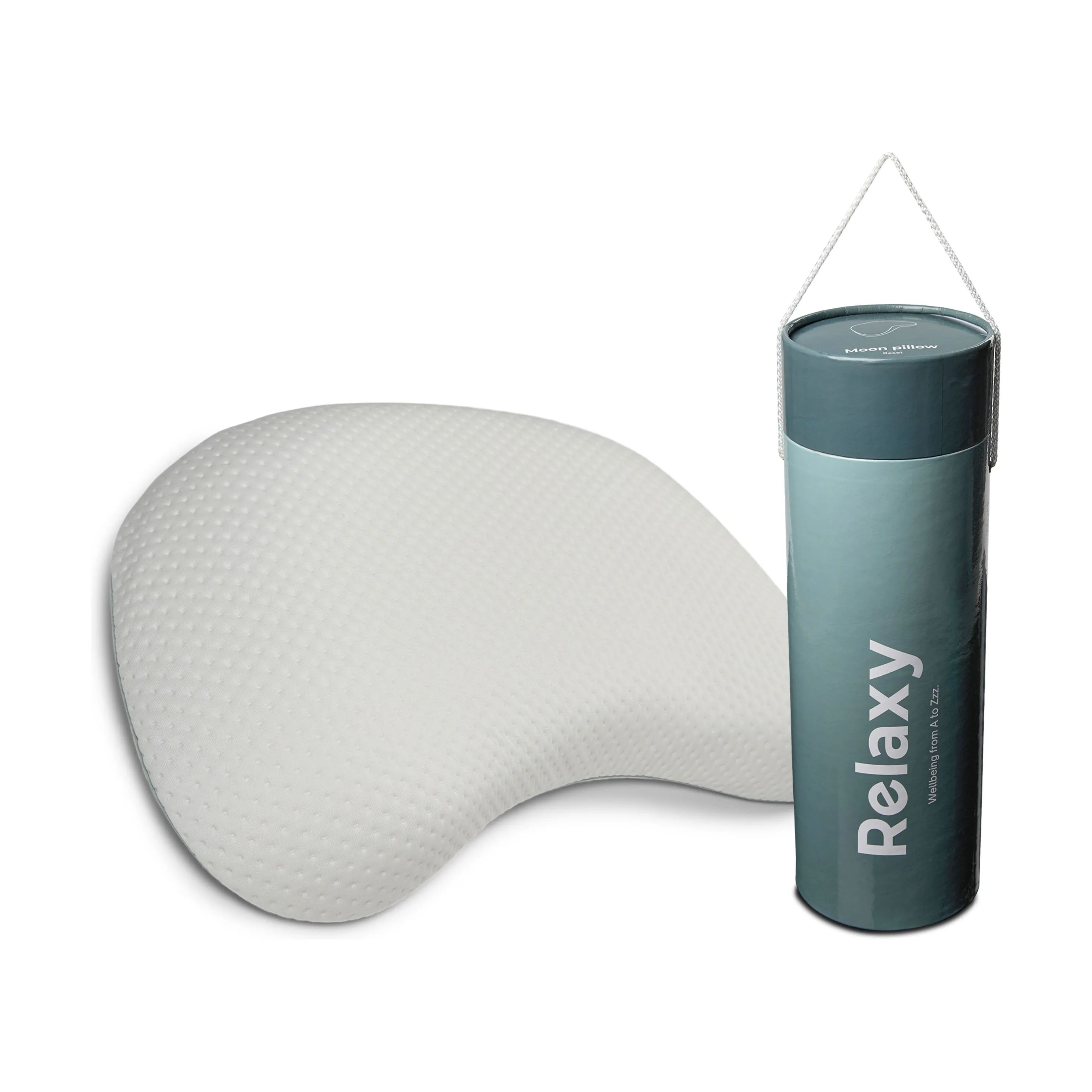 Relaxy Hovedpuder Moon Memoryfoam Hovedpude i Hvid, 3