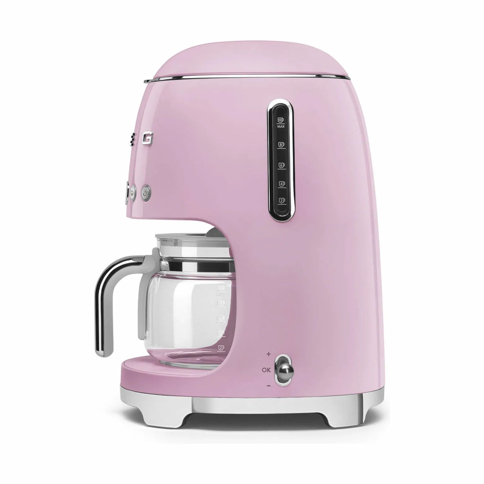 Smeg Kaffemaskiner 50's Style Kaffemaskine DCF02PKEU i Pink, 3