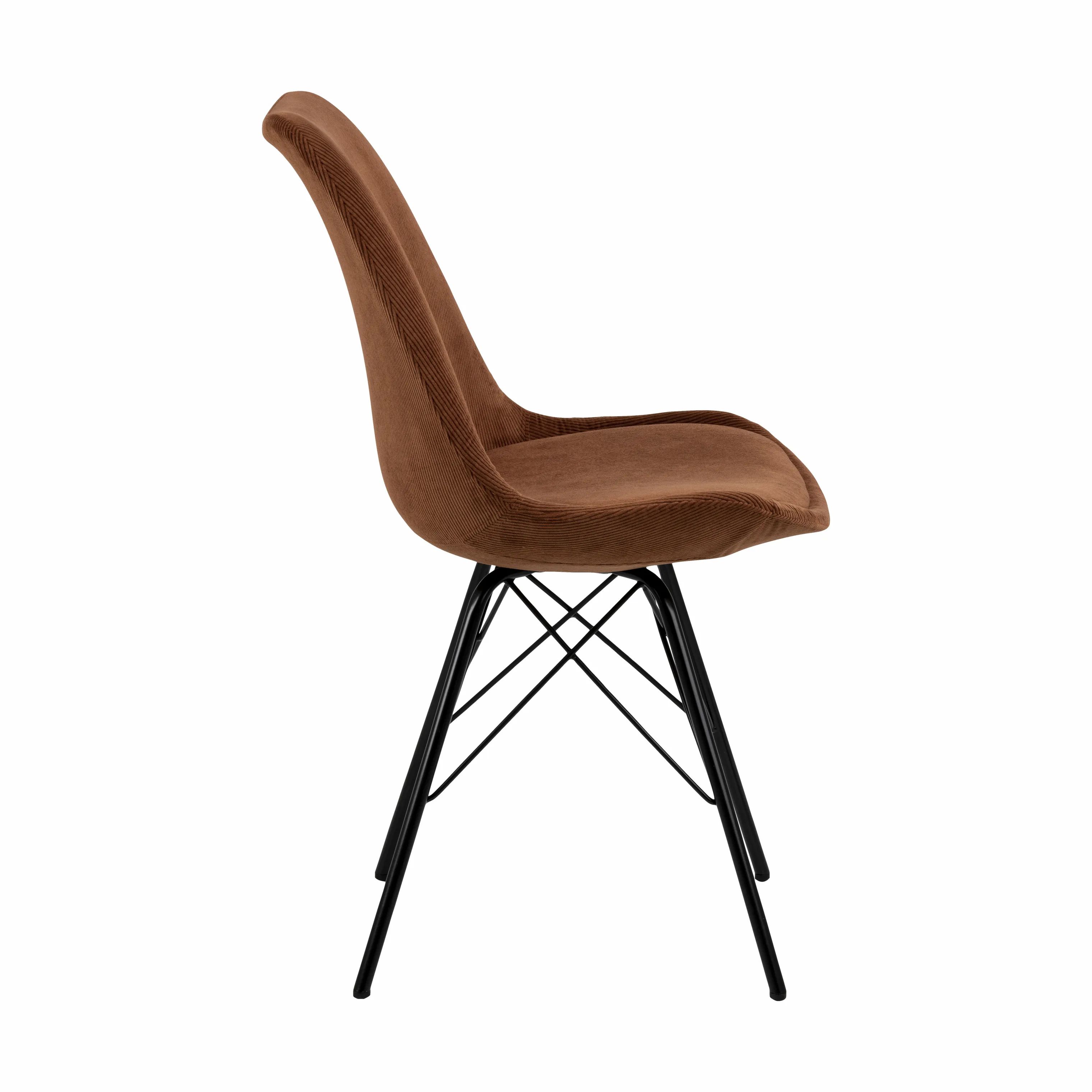CASA Living Spisebordsstole Eris Spisebordsstol - 2 stk. i Kobber/sort, 3