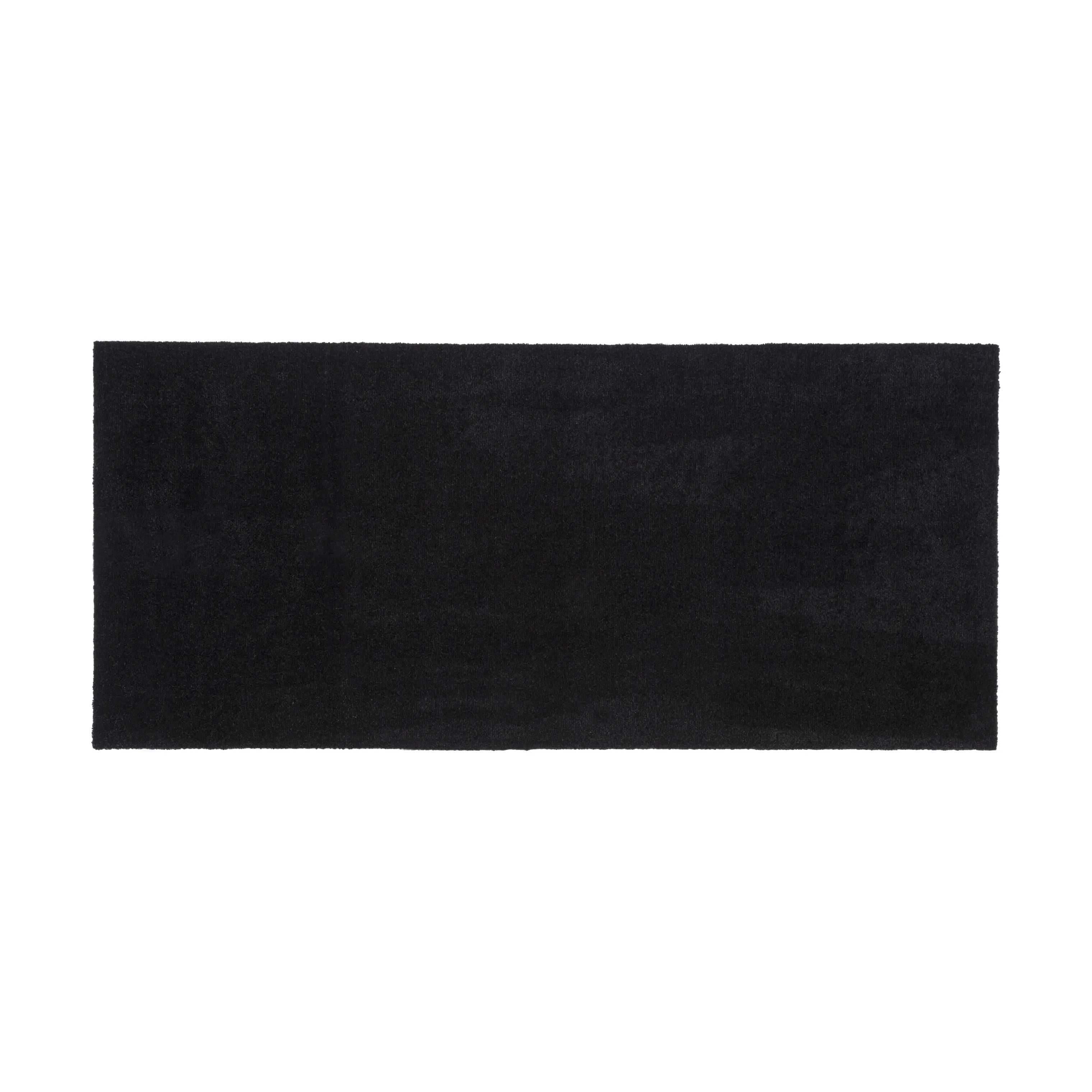 Tica Copenhagen Dørmåtter Uni Color Gulvmåtte i Sort, B67 x L150 cm, 1