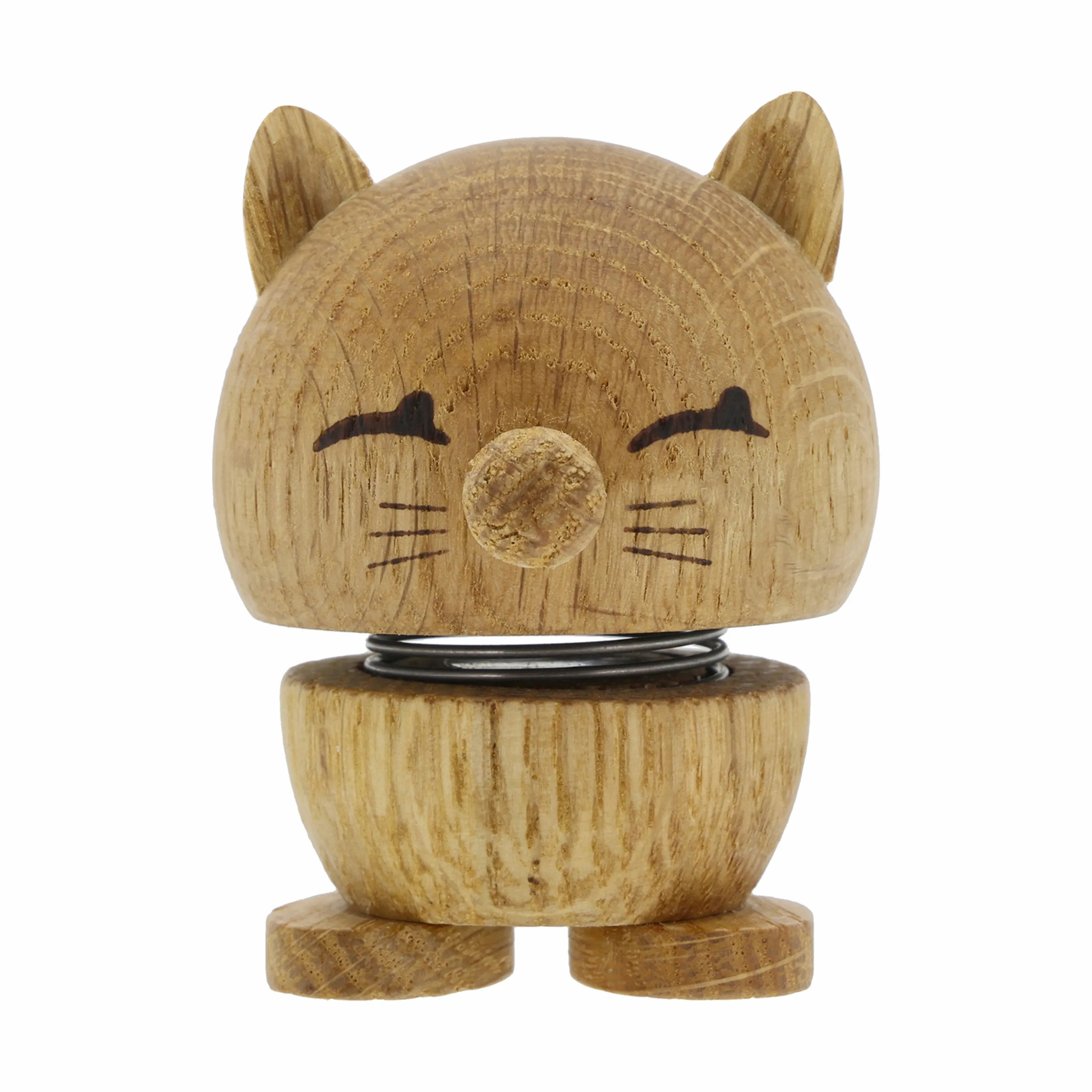Hoptimist Øvrige figurer Animals - Kat i Oak, 1
