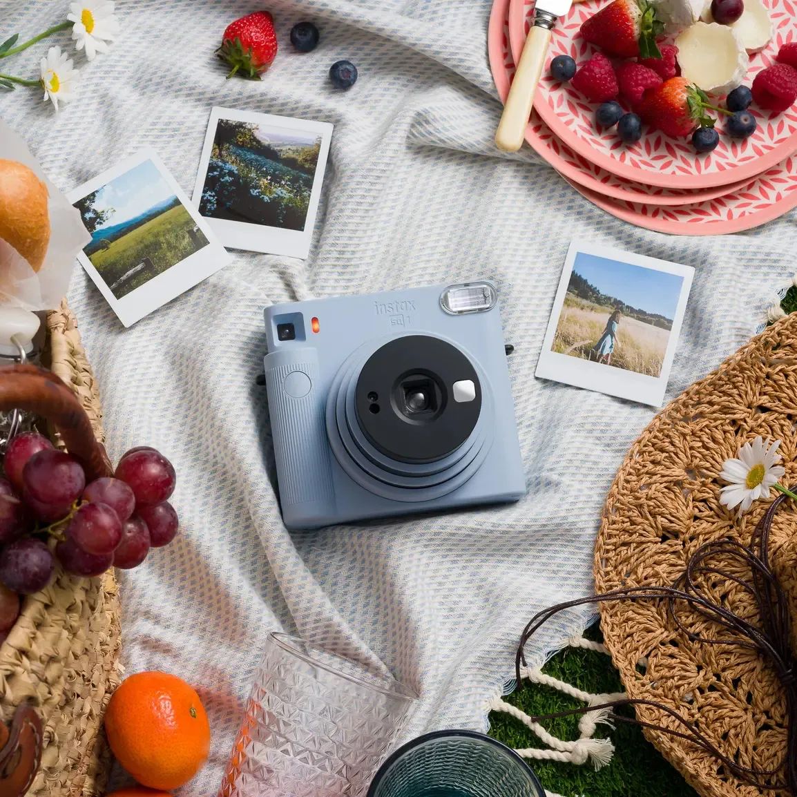 INSTAX Øvrig udeleg Kvadratisk format film i Hvid, 2