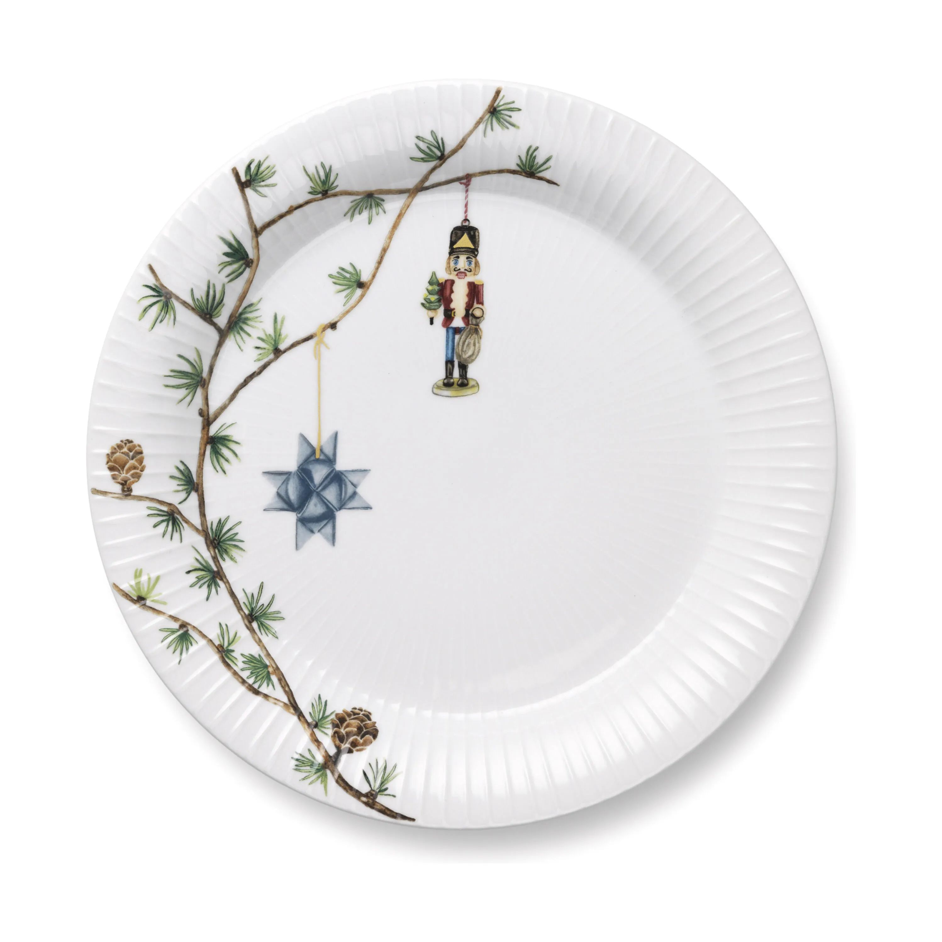 Kähler Middagstallerkener Hammershøi Jul Middagstallerken i Hvid, 27 cm, 1