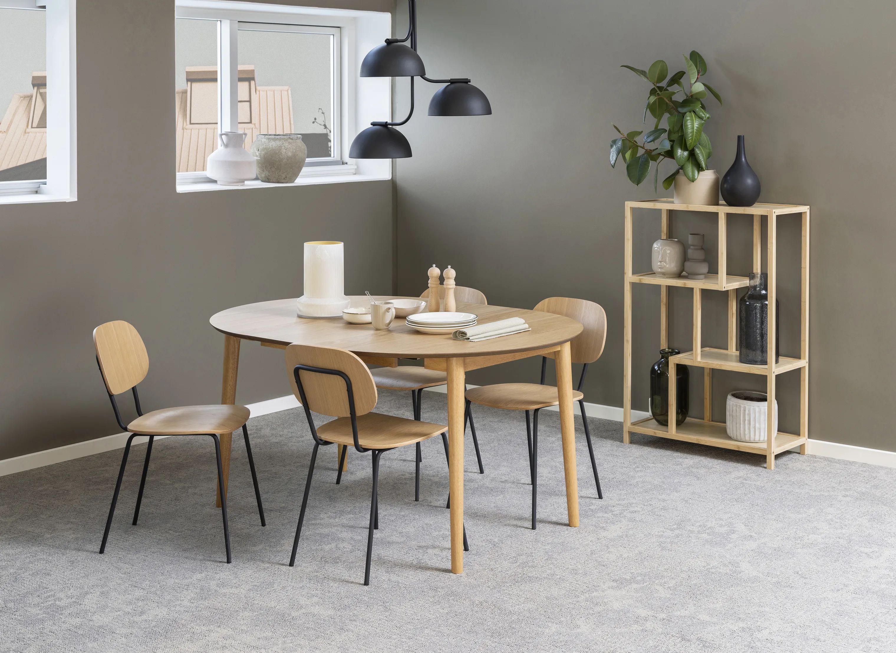 CASA Living Spiseborde Montreux Spisebord i Natur, 3