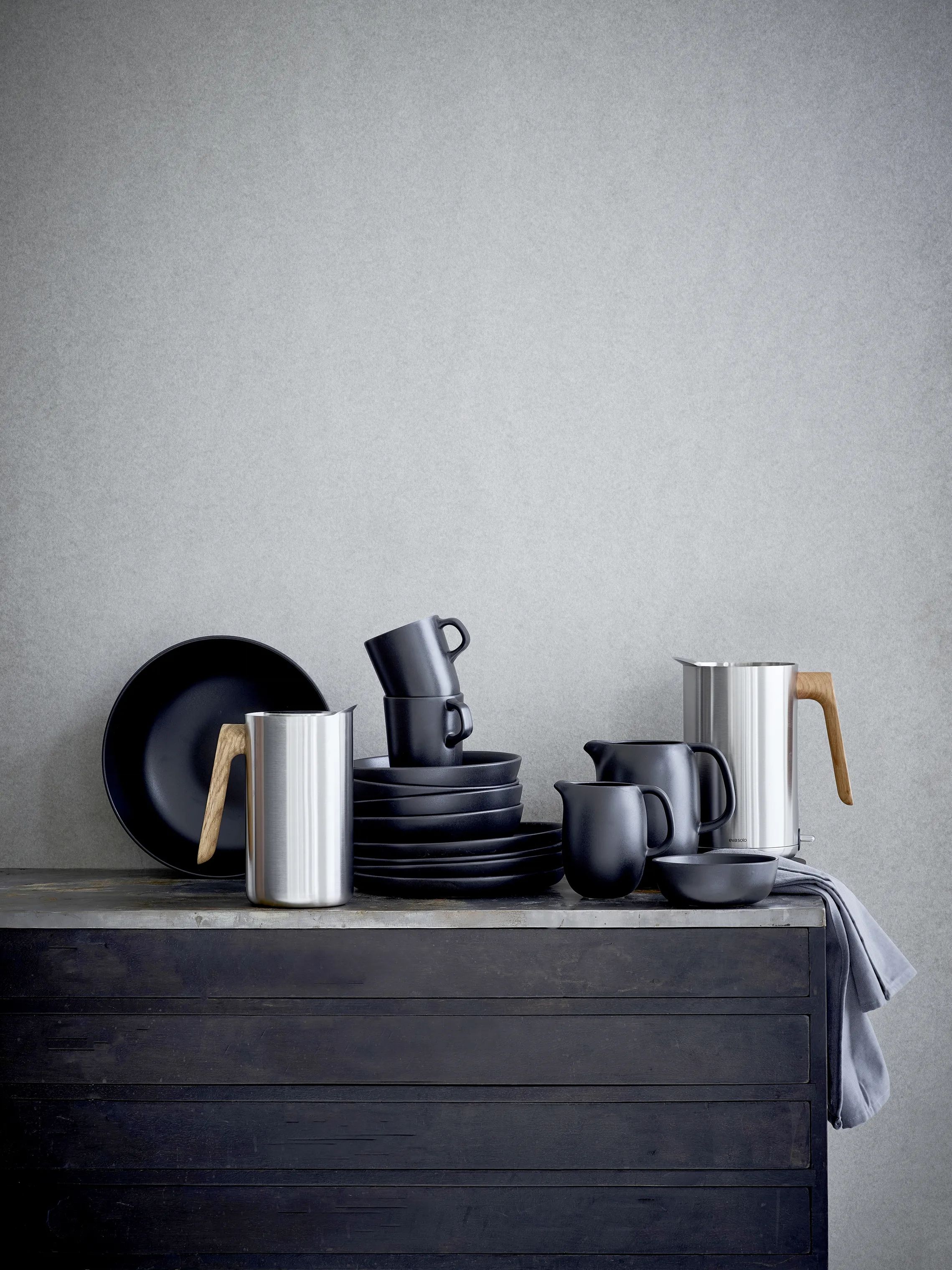 Eva Solo Serveringskander Nordic Kitchen Kande i Black, 50 cl, 2