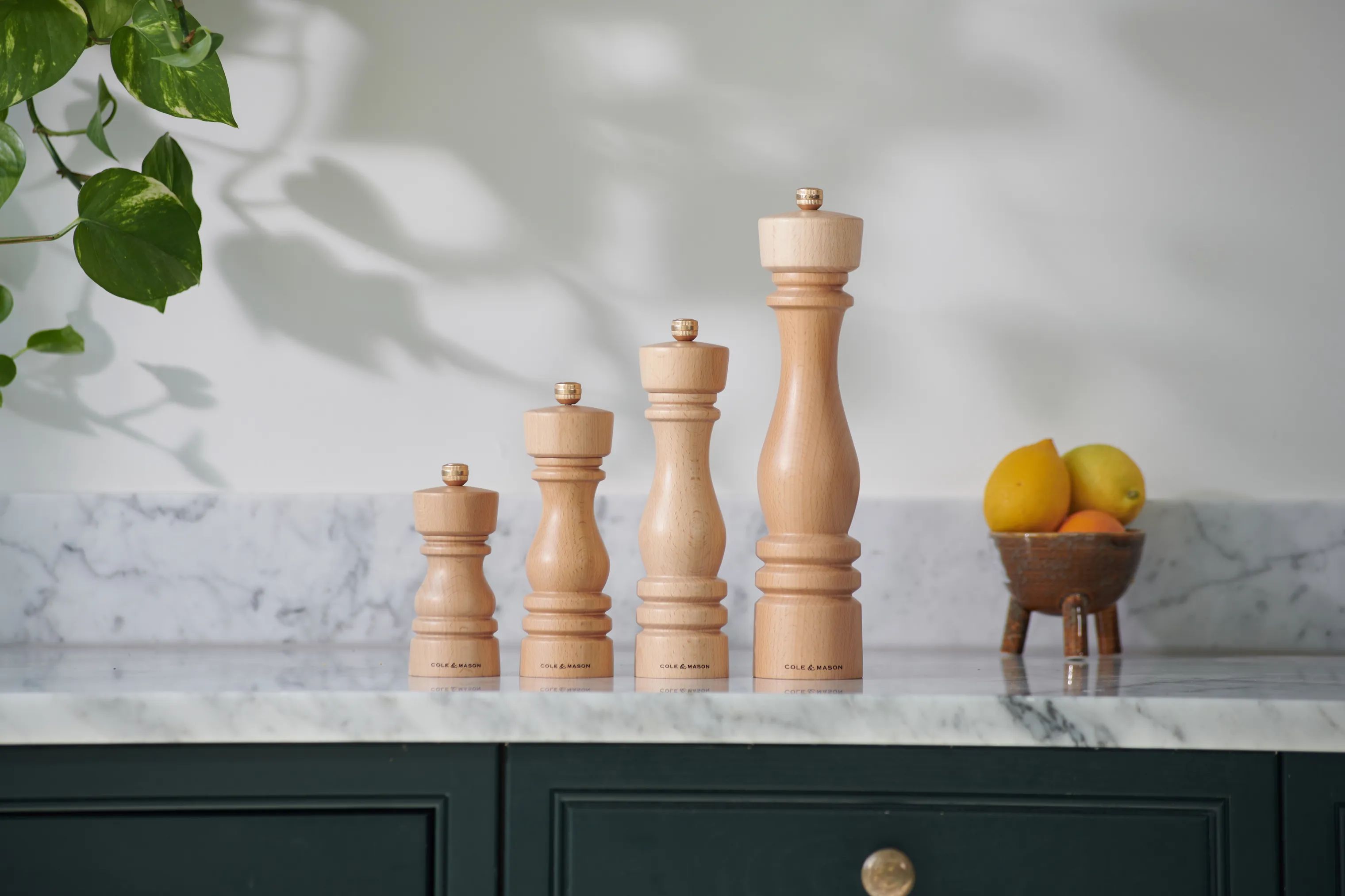 Cole&Mason Peberkværne London Peberkværn i Natural Beech, 30 cm, 2